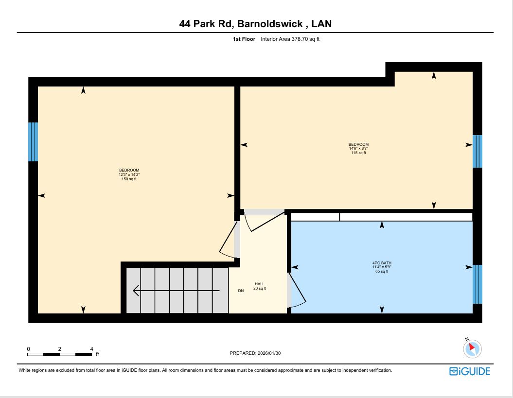 44, Park Road, Lancashire floorplan