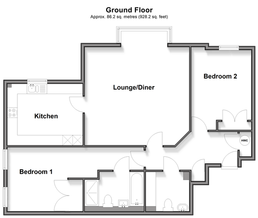 Beech Road, Reigate floorplan