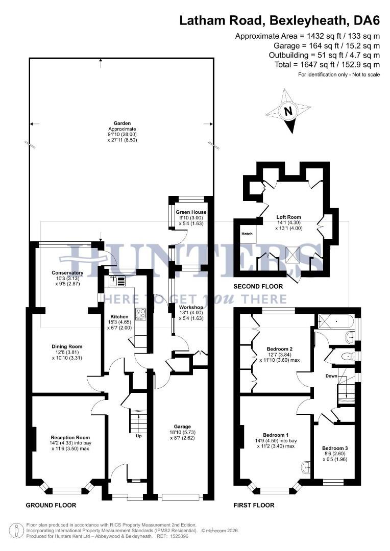 67, Latham Road, South Bexleyheath floorplan
