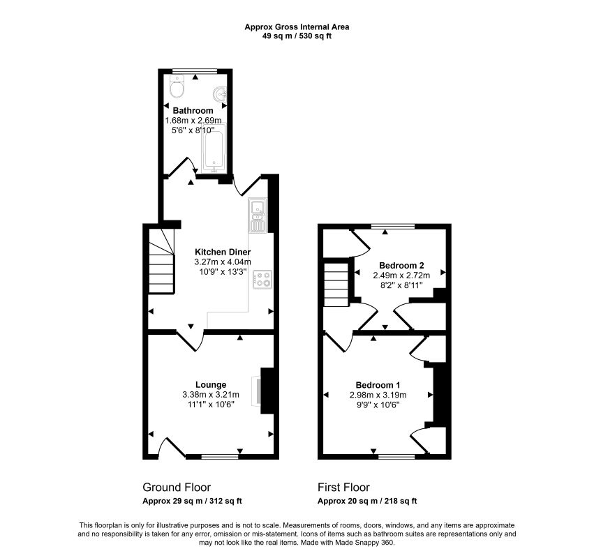 2, Holliday Street, Berkhamsted floorplan