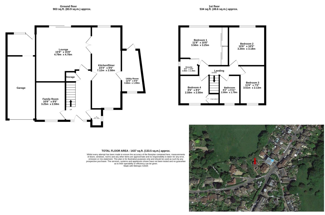 Brambleside,, Woods Hill Lane, West Sussex floorplan