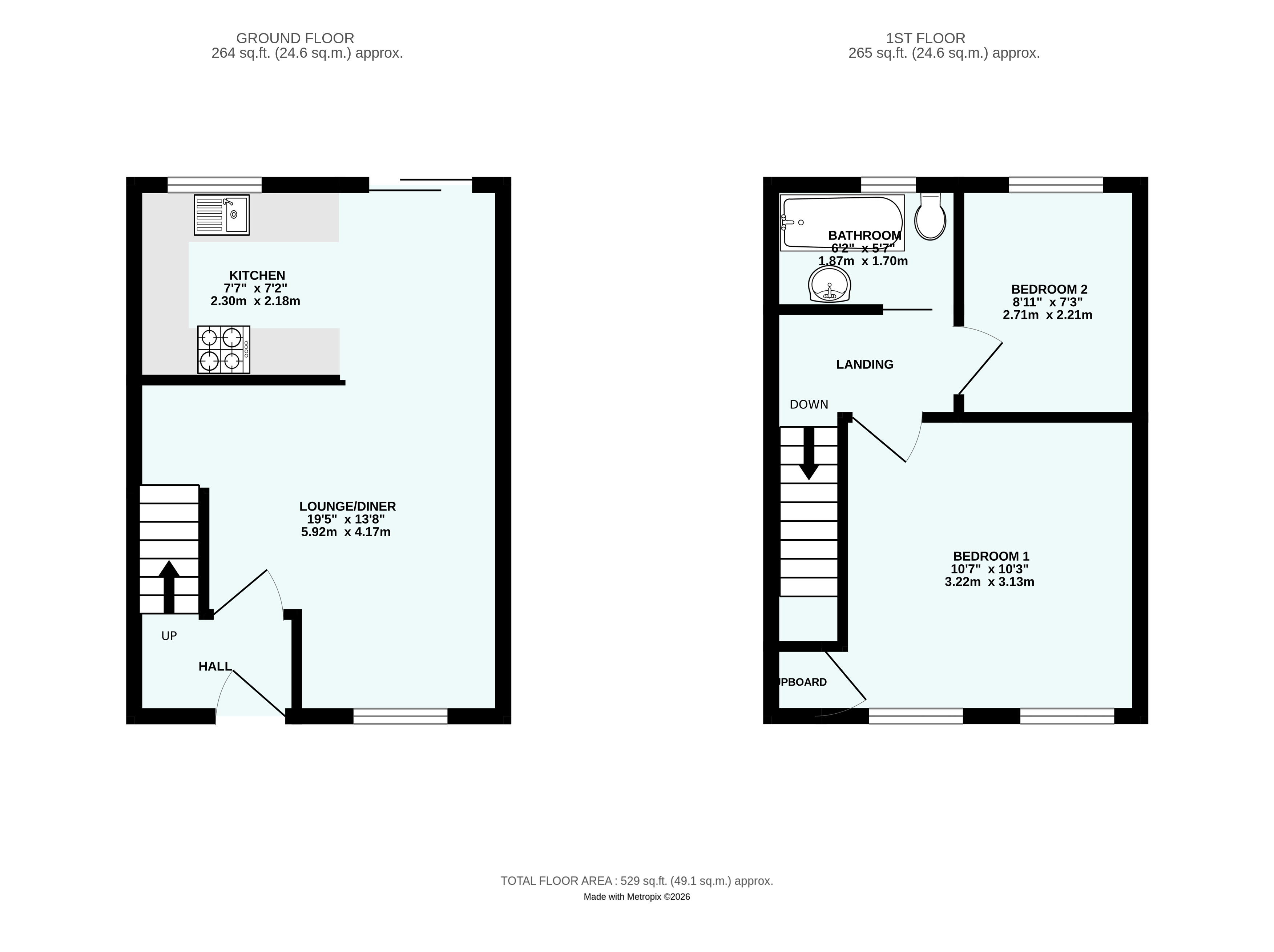 10, Collygree Parc, Penzance floorplan