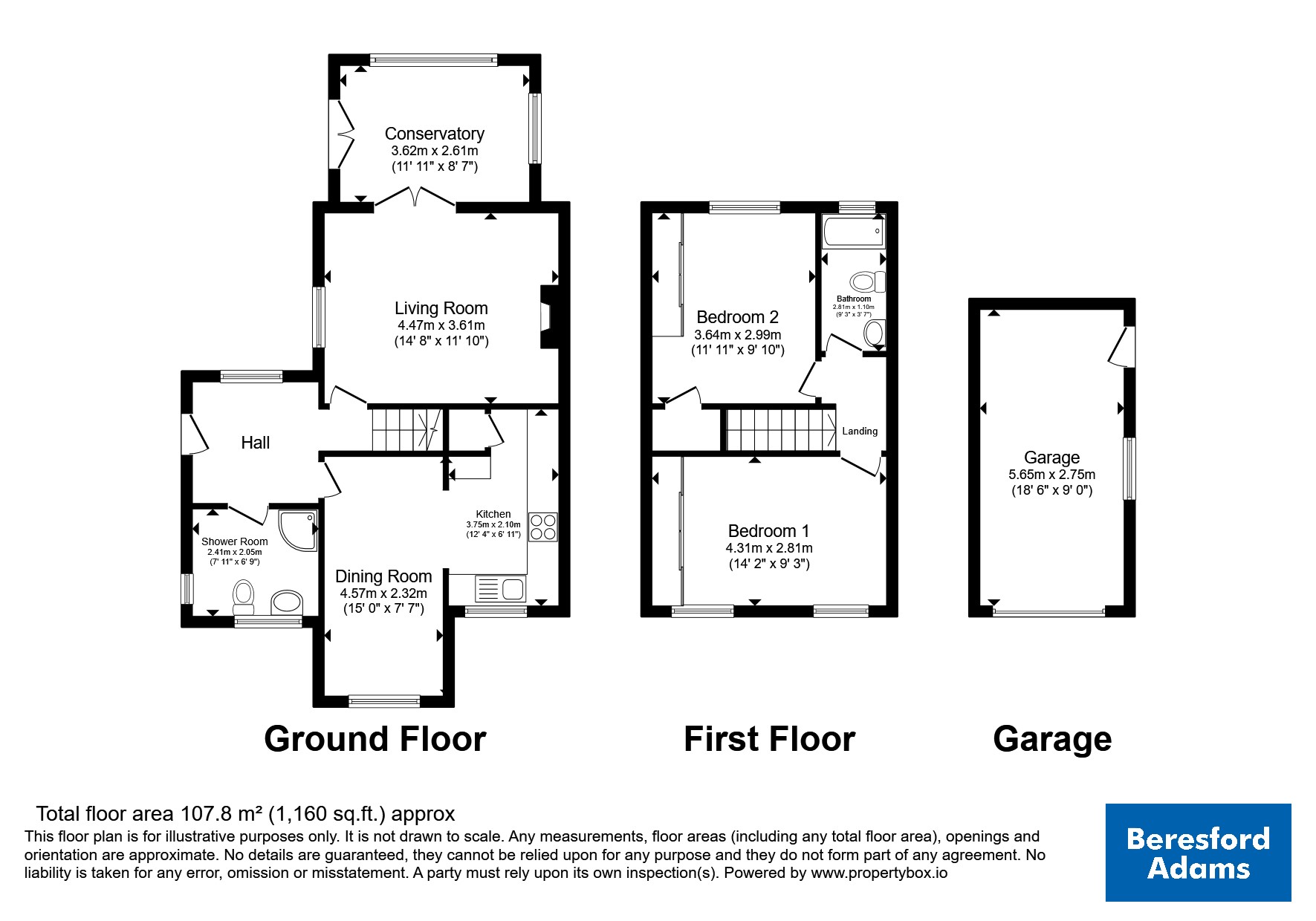 1, Plas Hafan, Wrexham floorplan
