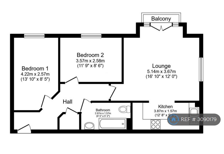 Leeds floorplan