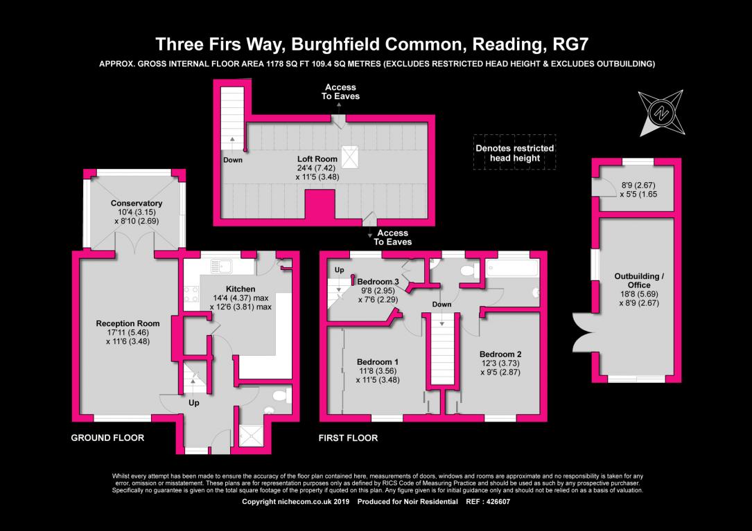 3 Bedrooms Semi-detached house for sale in Three Firs Way, Burghfield Common RG7