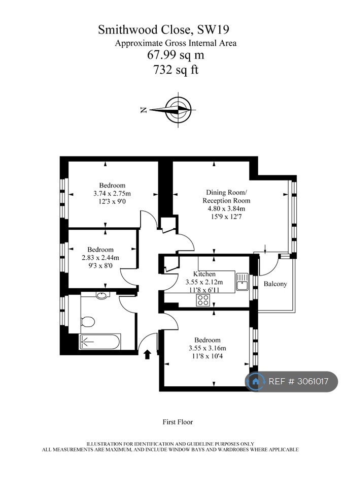 Smithwood Close, London floorplan