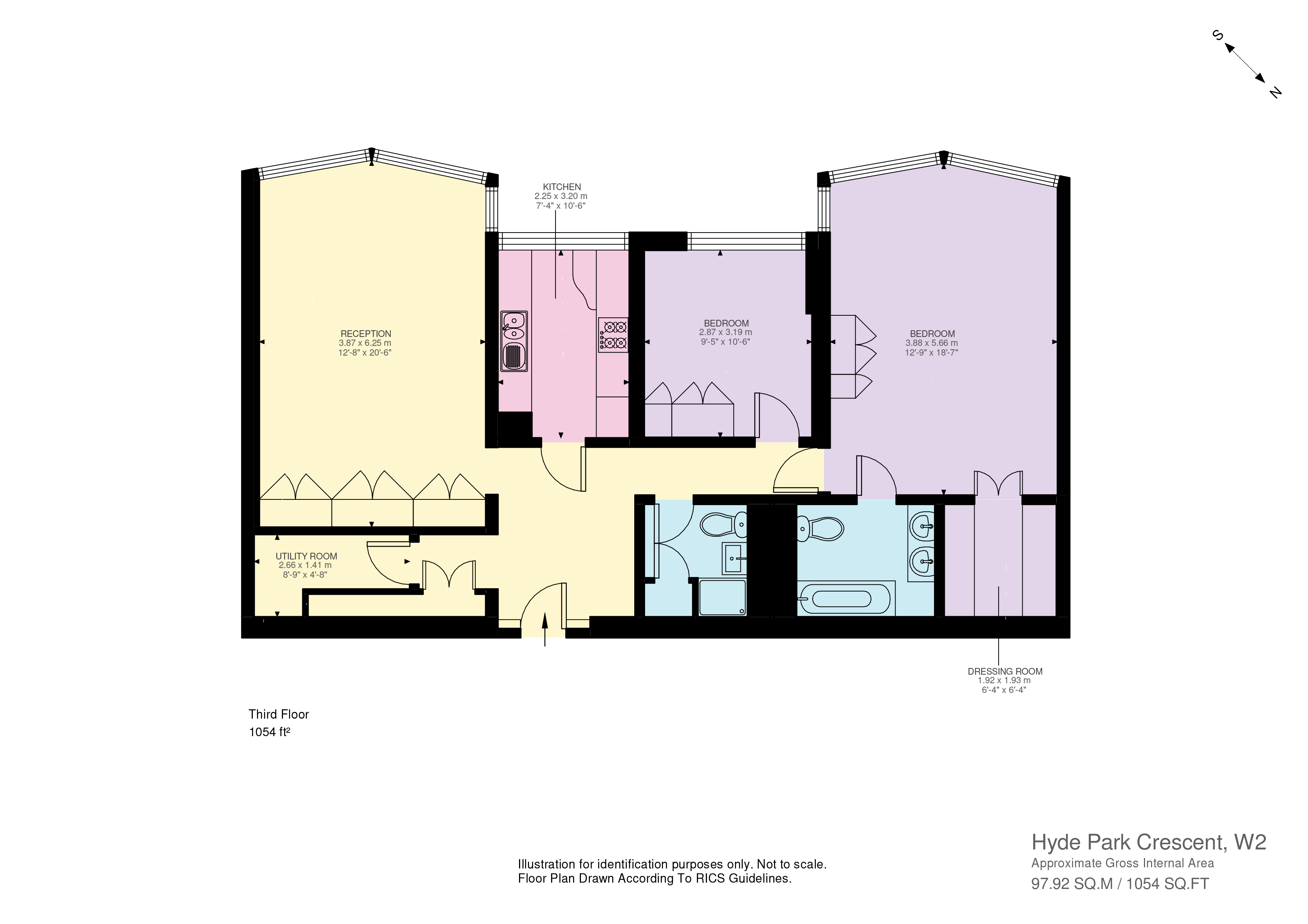 18, Hyde Park Crescent, London floorplan