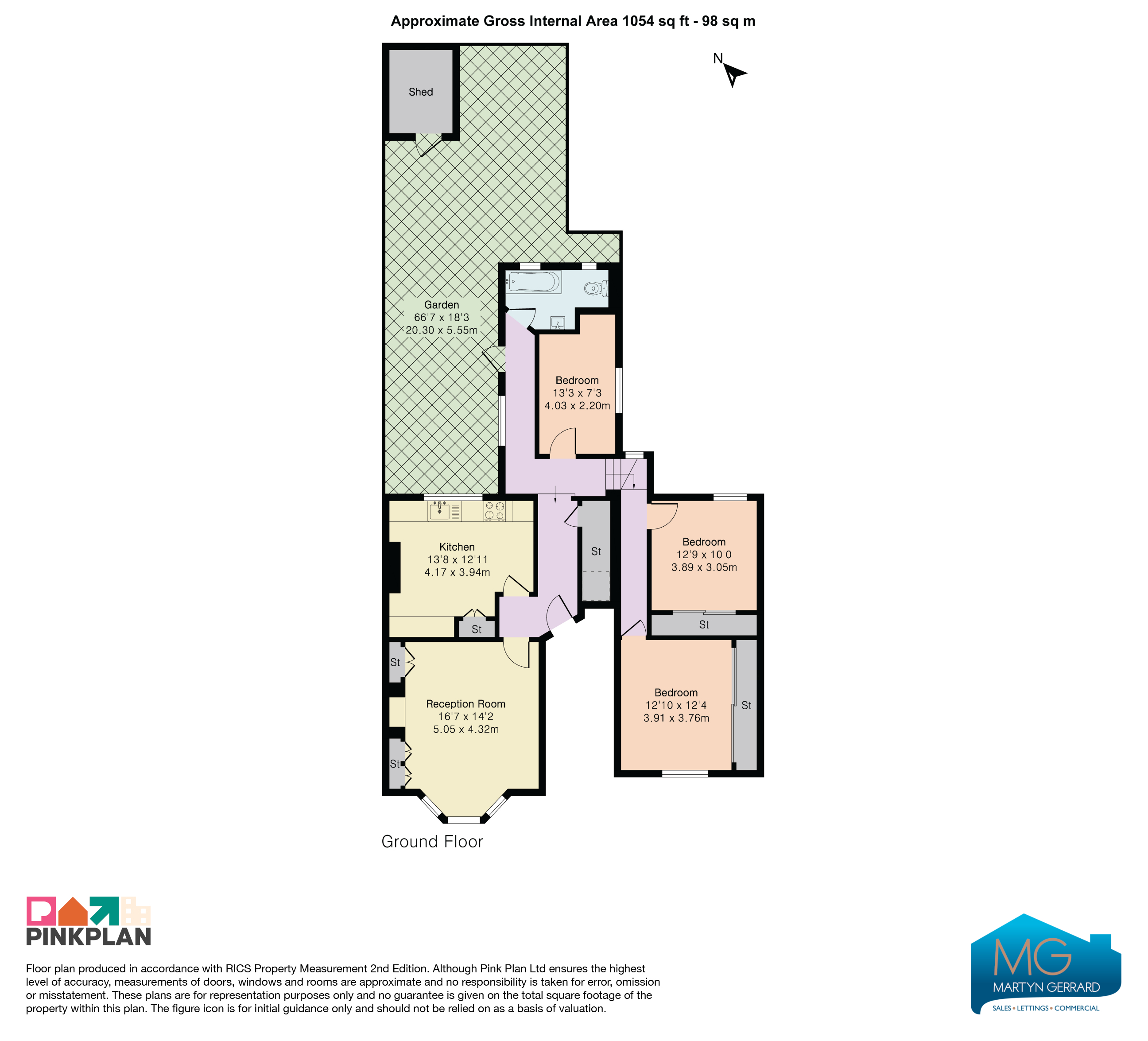GFF, 36, Bellevue Road, London floorplan