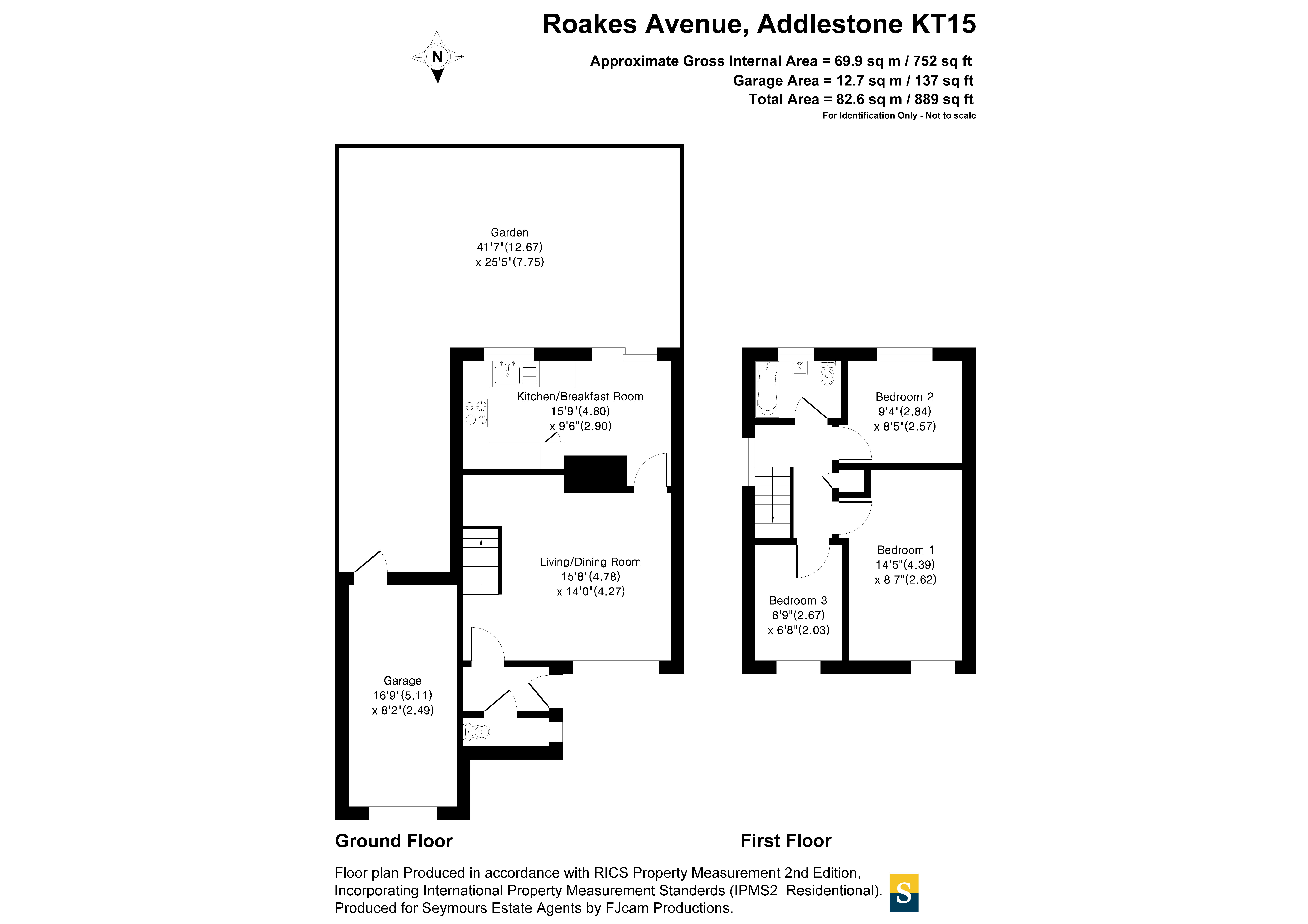21, Roakes Avenue, Surrey floorplan