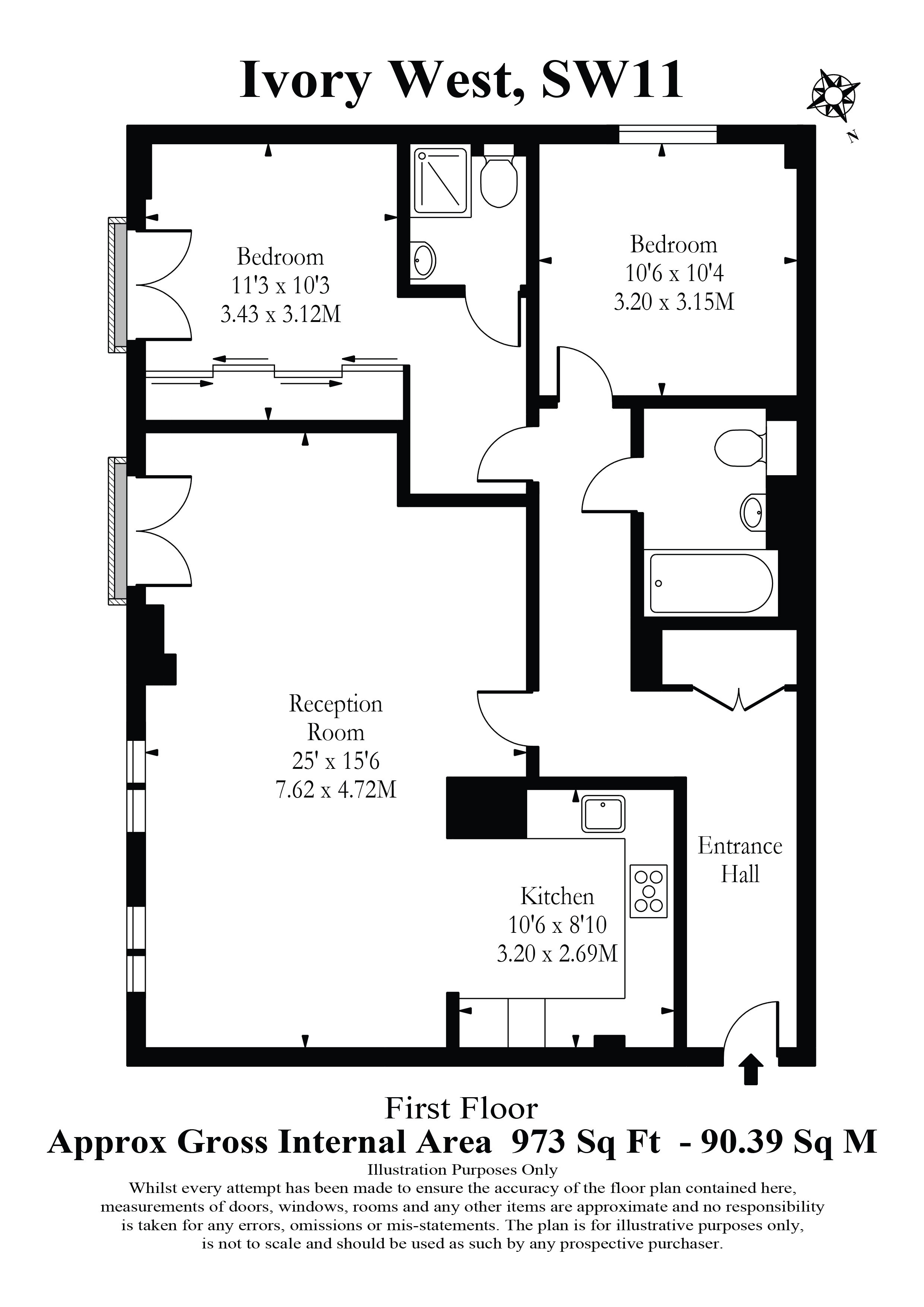 2 Bedrooms Flat for sale in Ivory West, Clover Hitch Quay, Battersea SW11