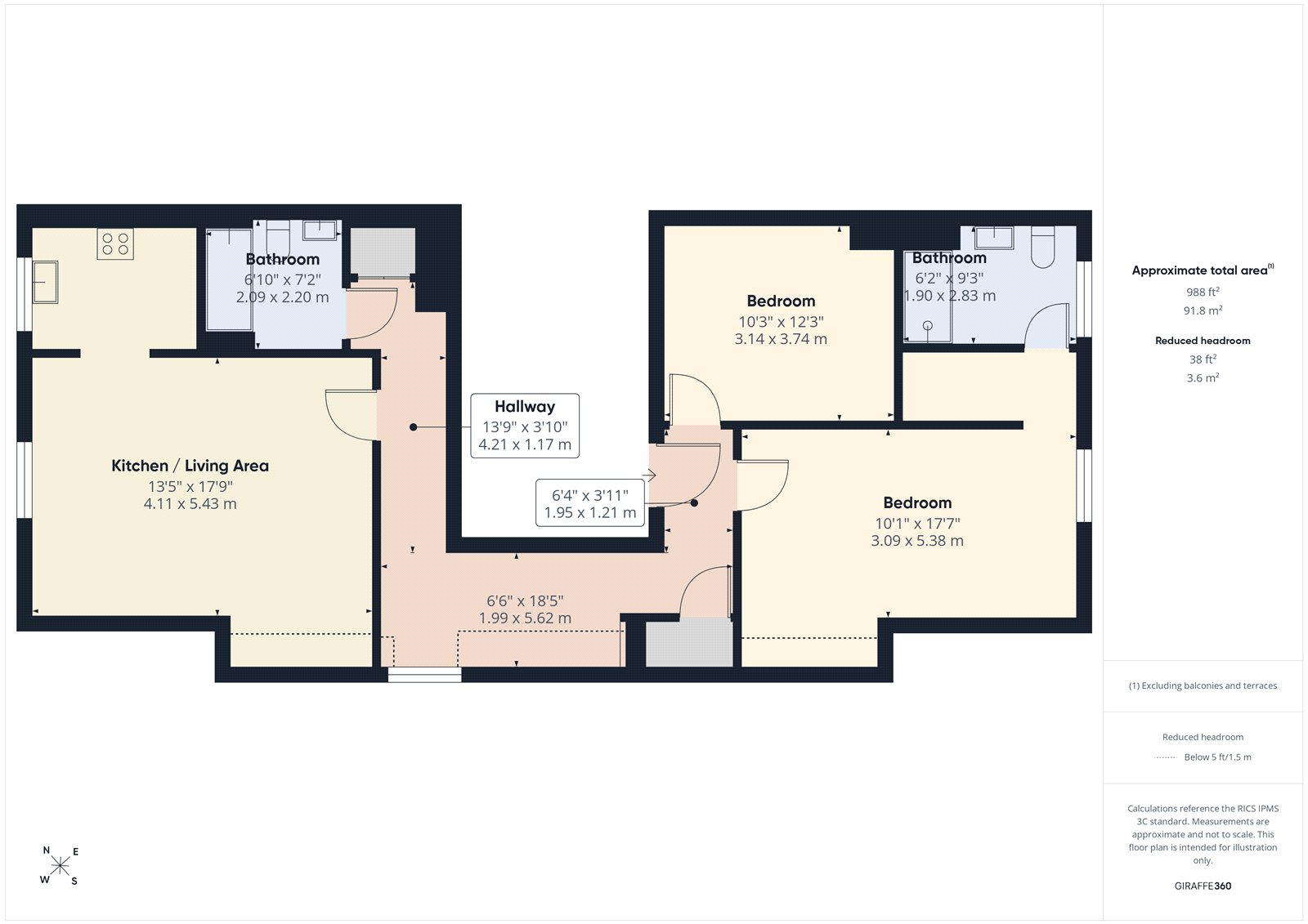 18 Centurion House,, 99 Varcoe Gardens, Middlesex floorplan
