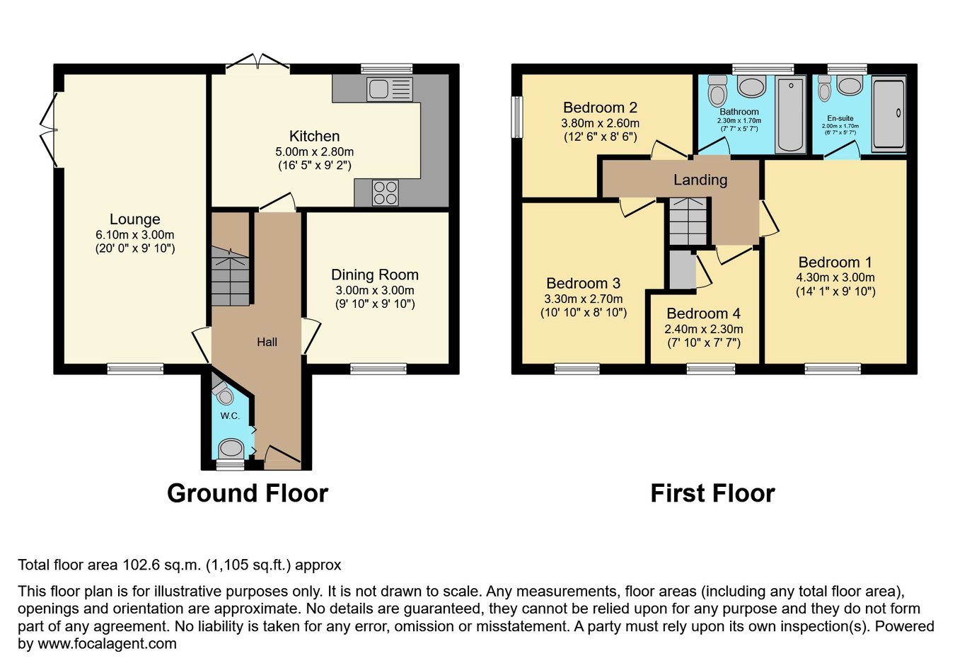52, Guest Street, Leigh floorplan