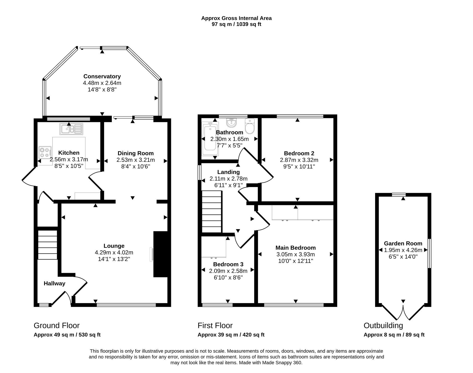 33 Wimborne Road, Wigan floorplan