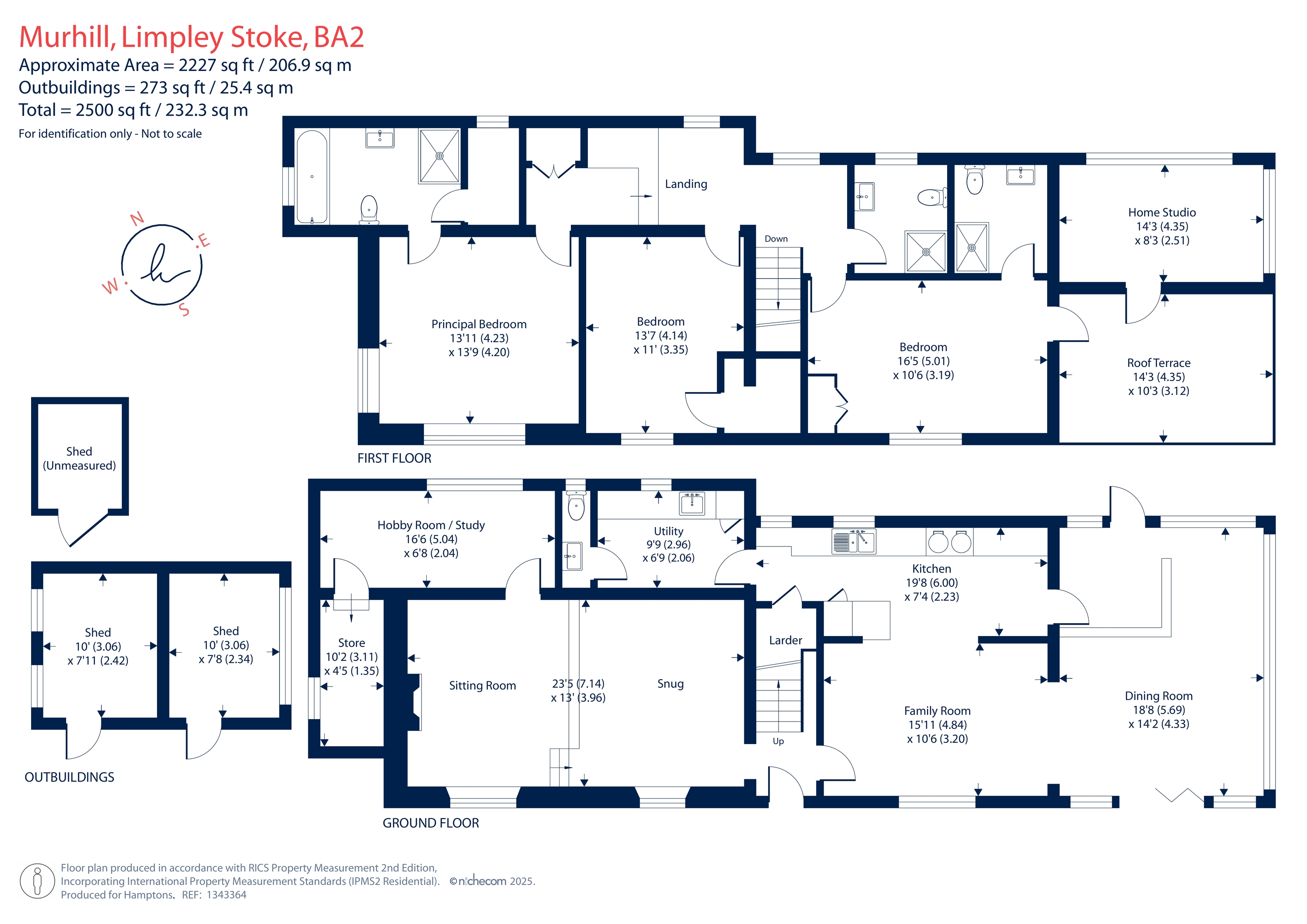 Canal House, 64, Murhill, Limpley Stoke floorplan