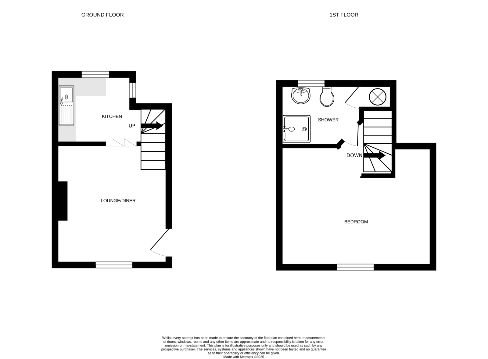 5 Cross Street, Penzance floorplan