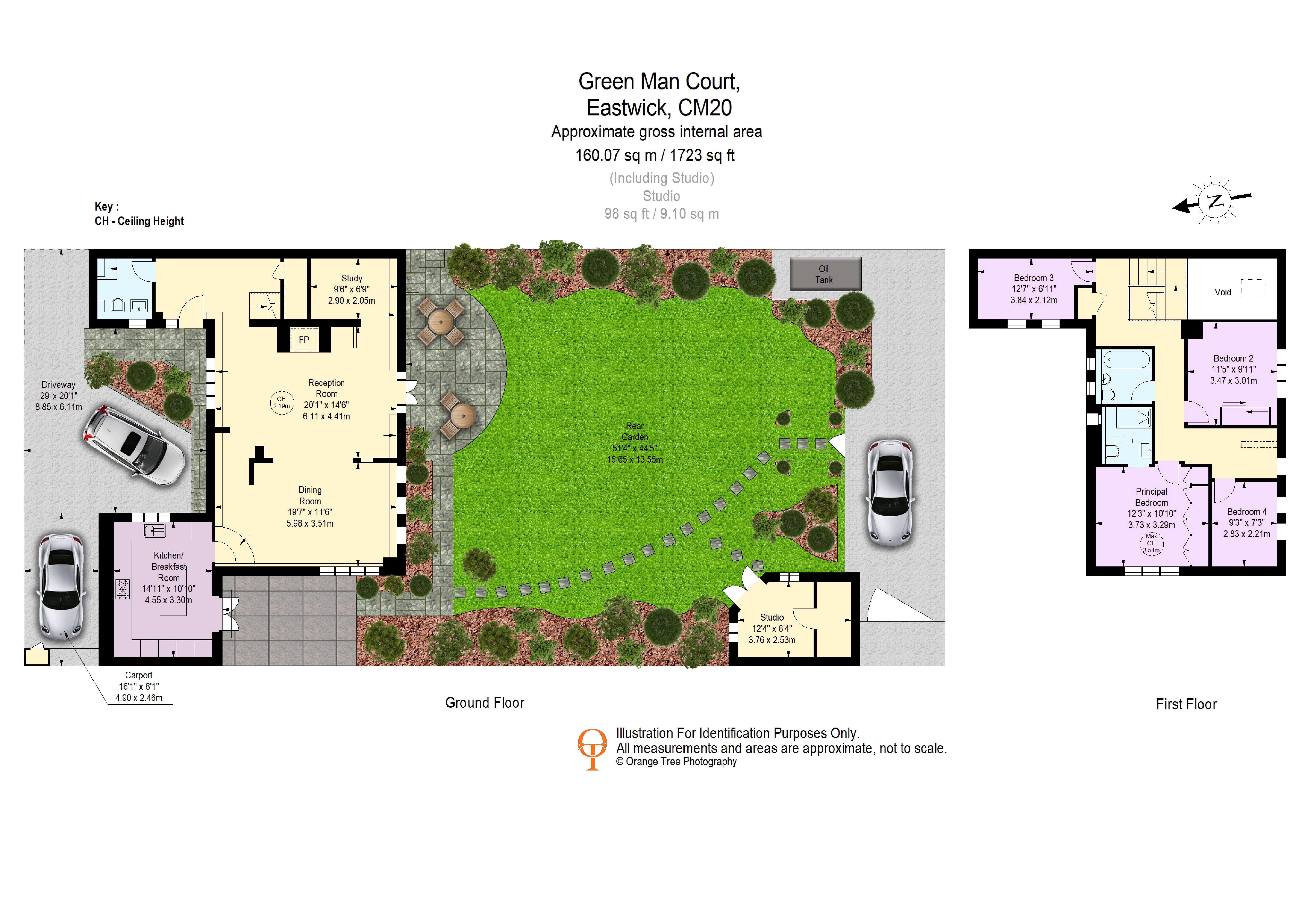 3, Green Man Court, Eastwick floorplan