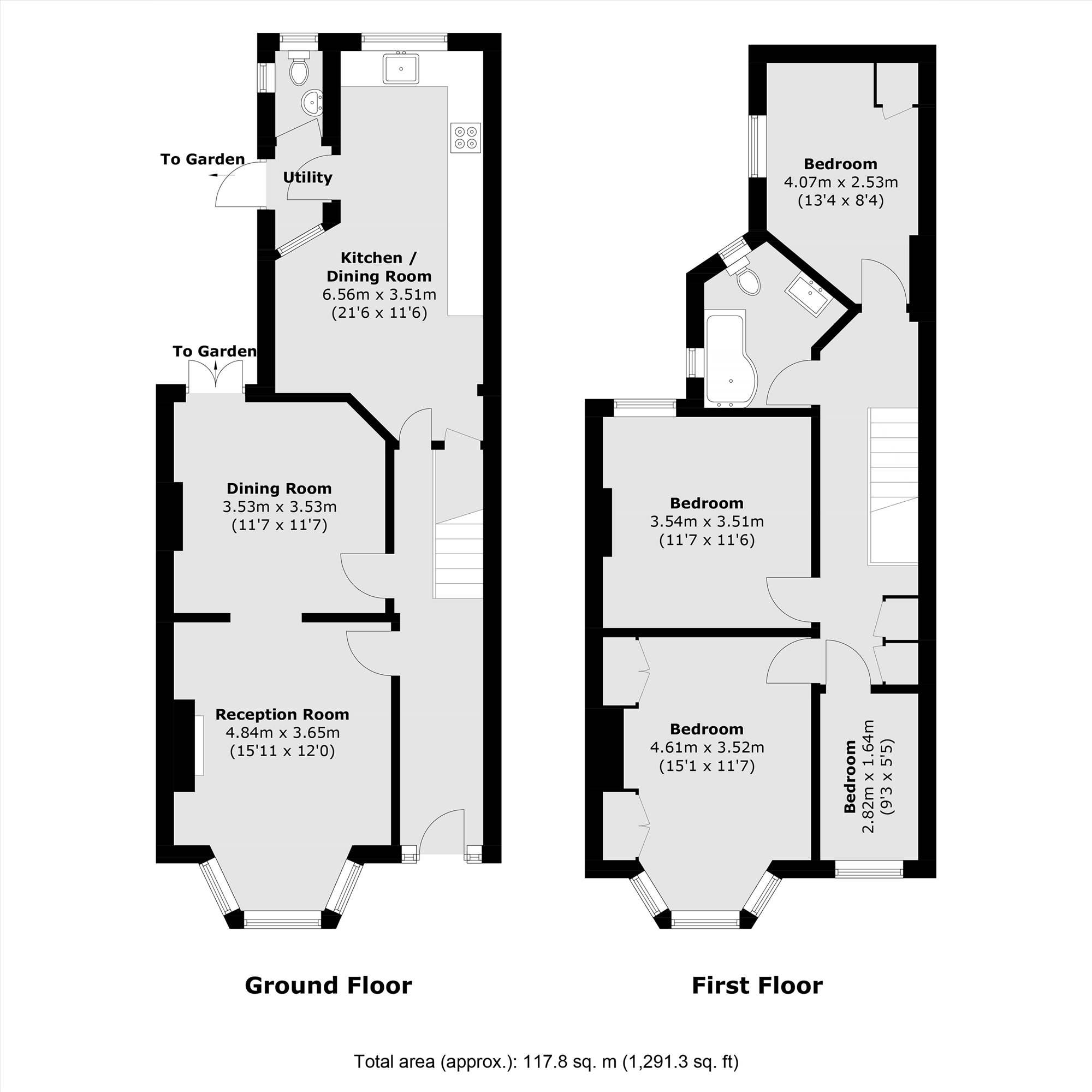 122, Percy Road, Hampton floorplan