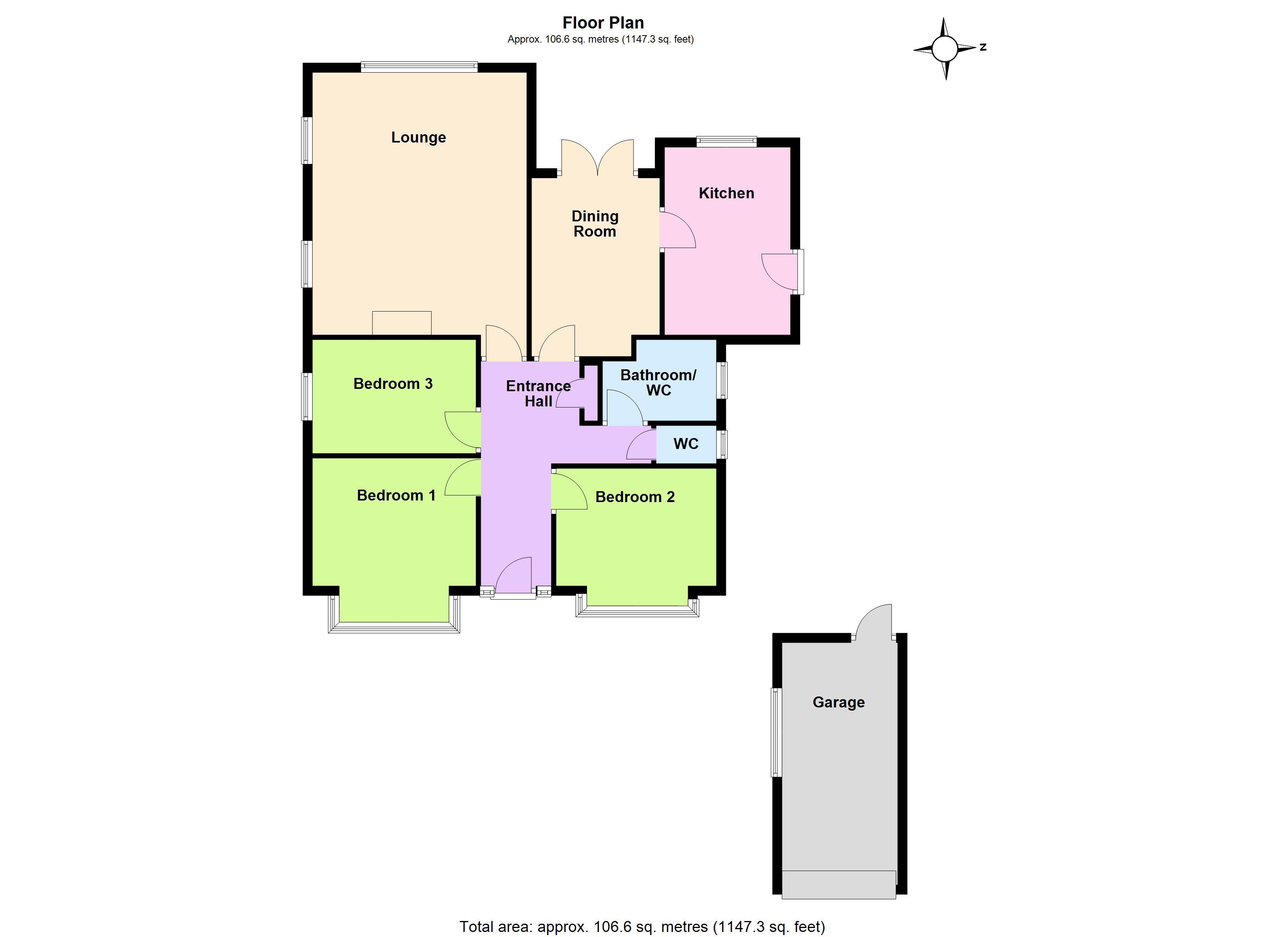 22, Park Drive, Rustington floorplan
