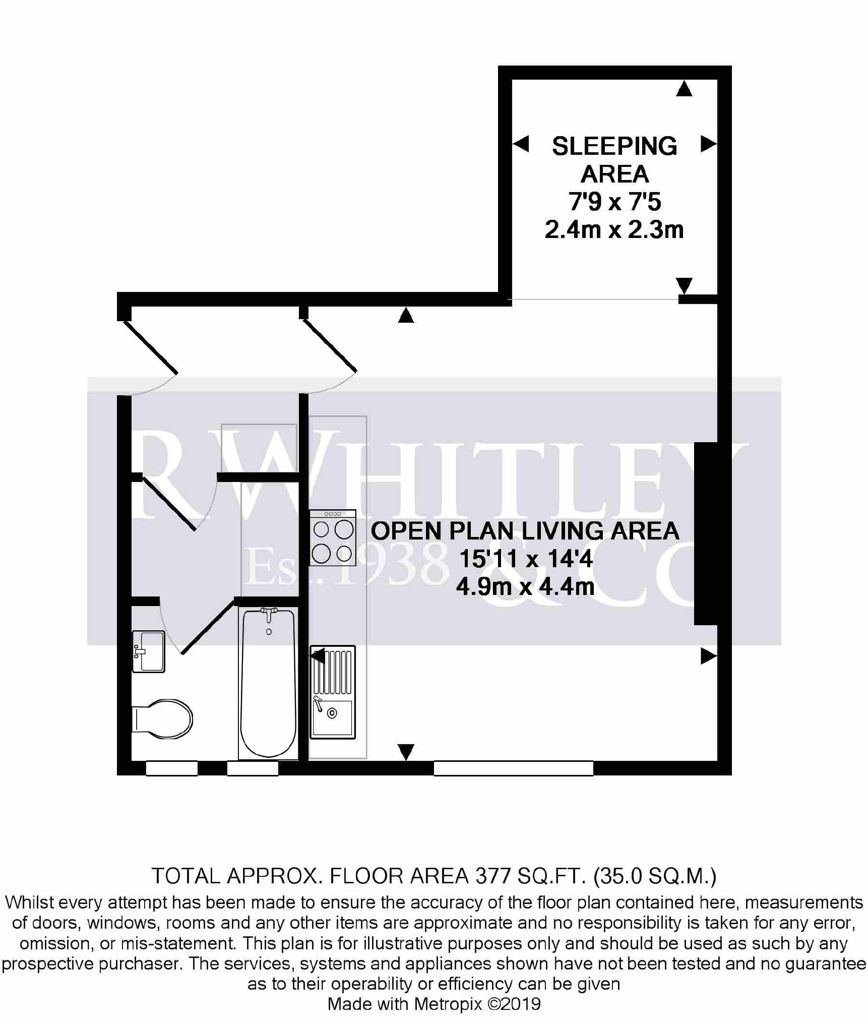 1 Bedrooms Flat to rent in Brooklyn House, West Drayton, Middlesex UB7