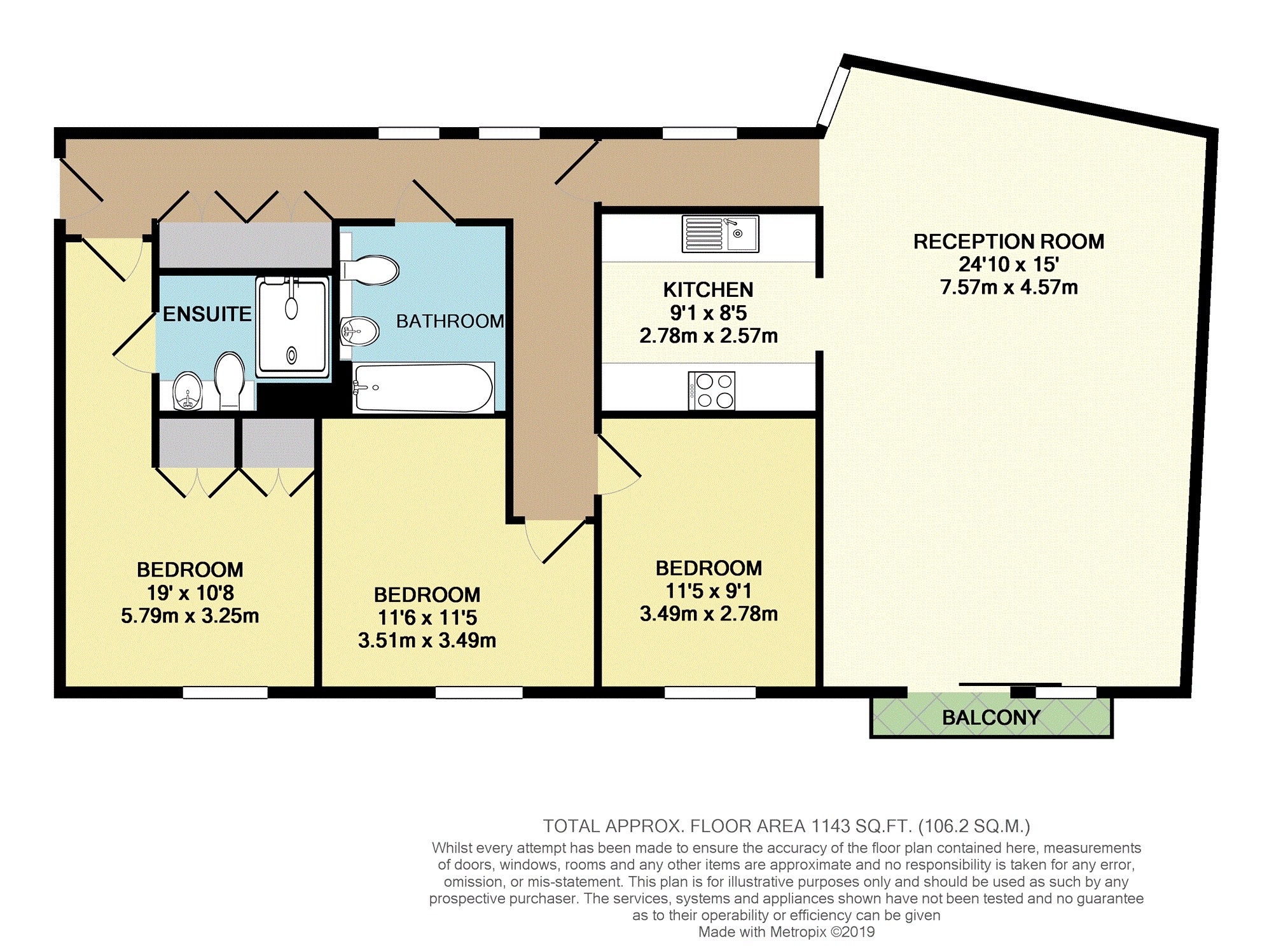 3 Bedrooms Flat to rent in 20 Eden Grove, Holloway N7