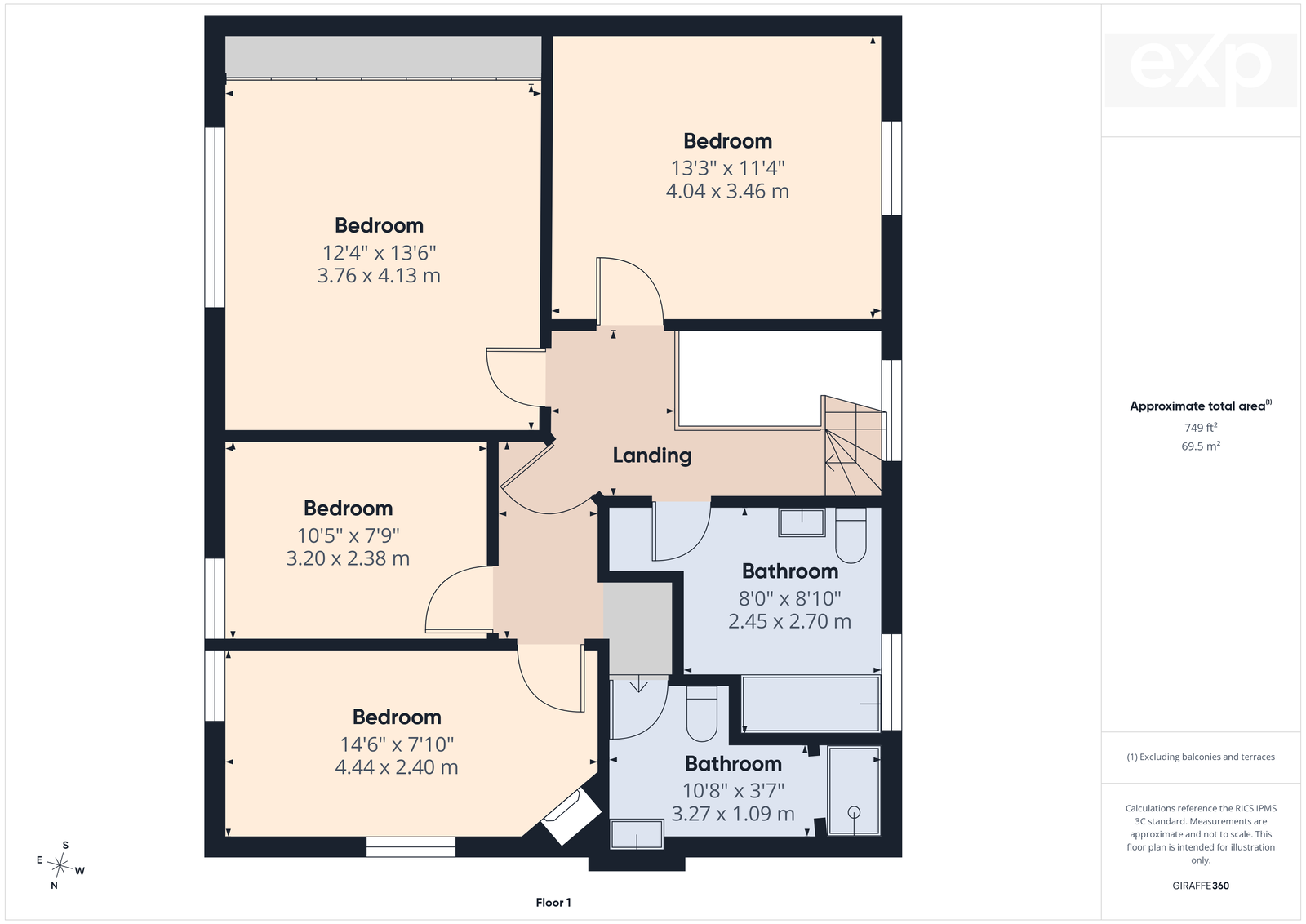 114, High Street, Rochester floorplan