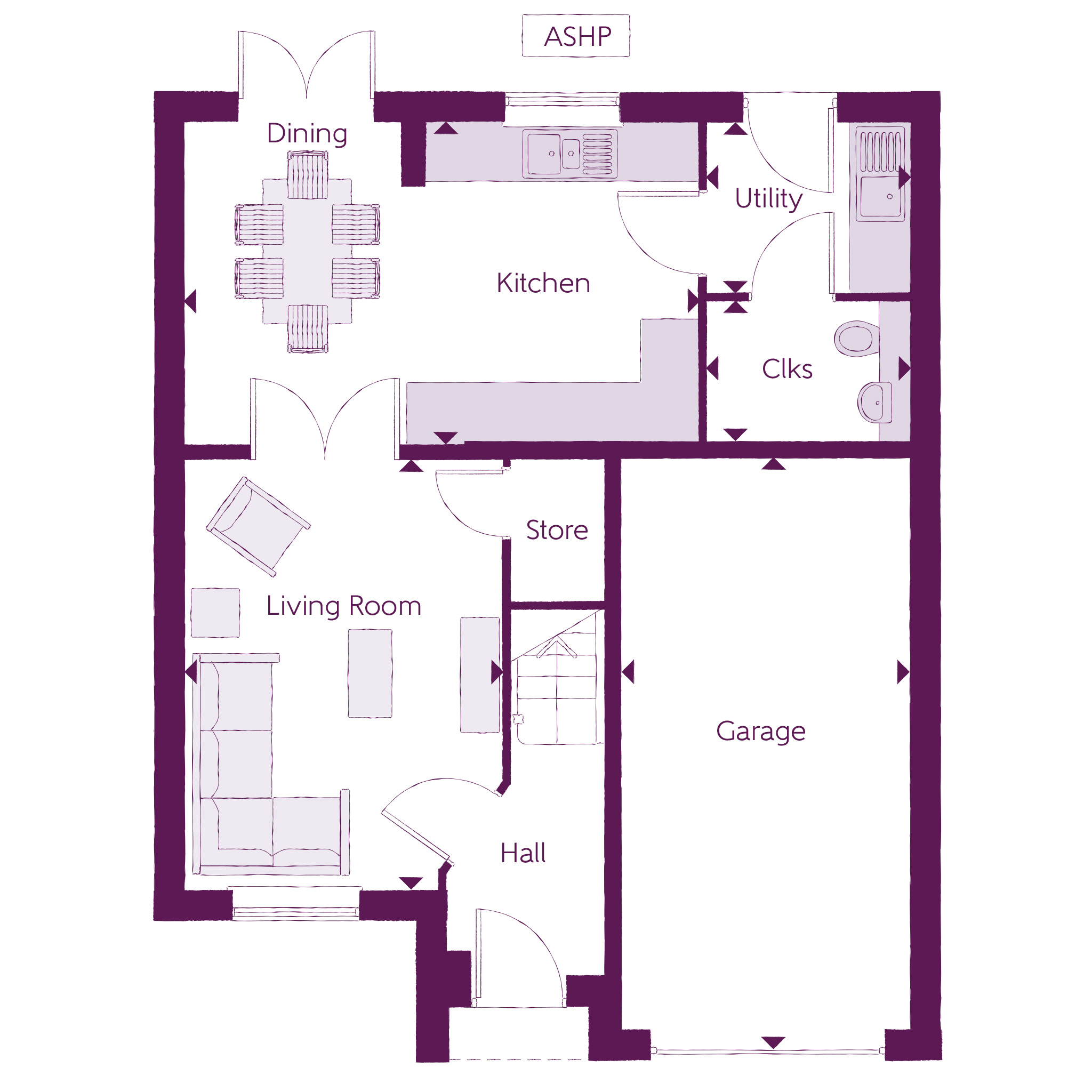 204, Lanchester Road, Sniperley Farm floorplan