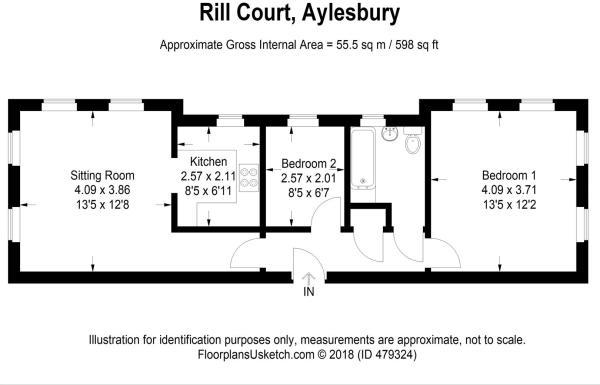 2 Bedrooms Flat to rent in Pine Street, Aylesbury HP19