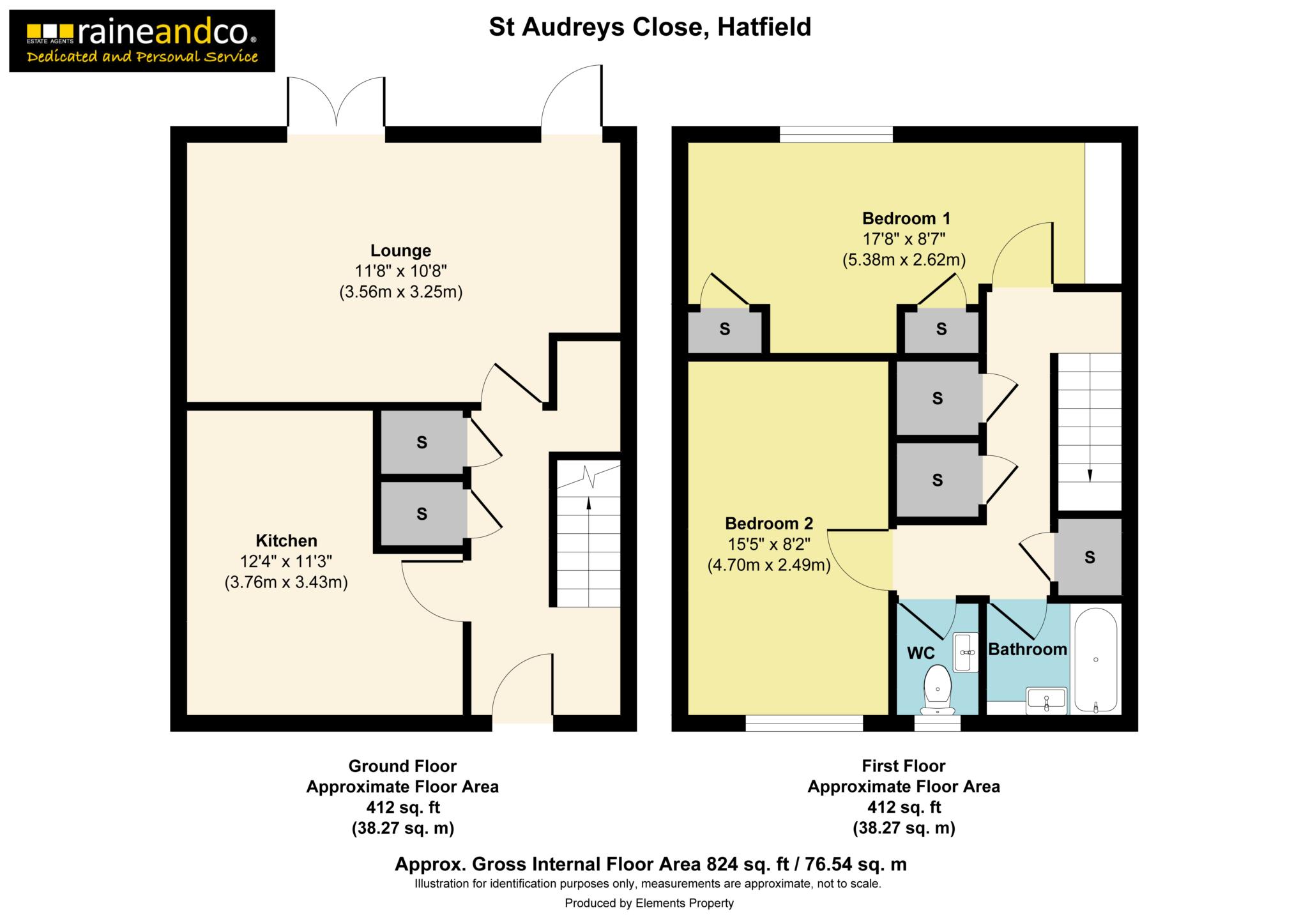 29, St Audreys Close, Hatfield floorplan