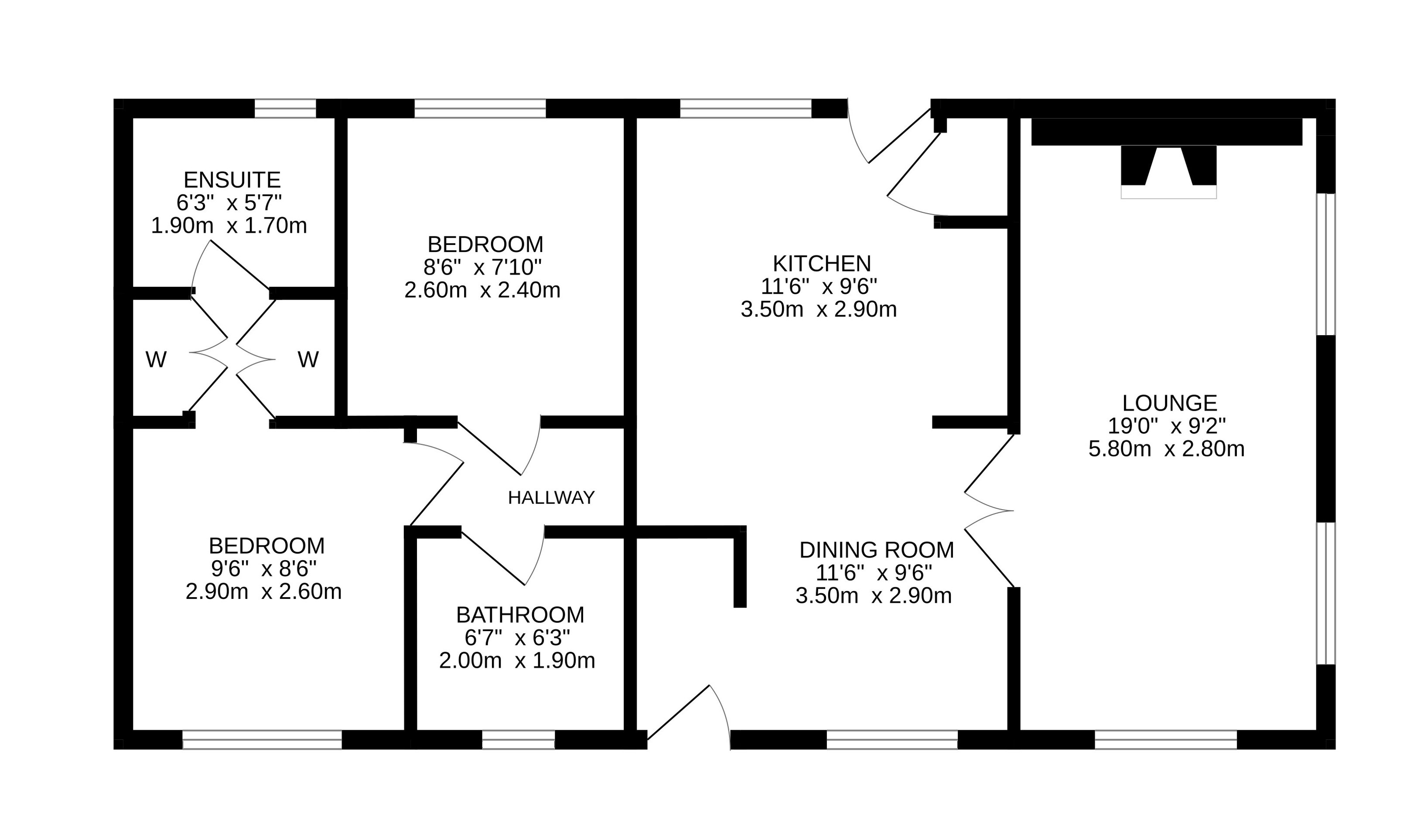 Loch Awe 17, West Lodge Park, Comrie floorplan