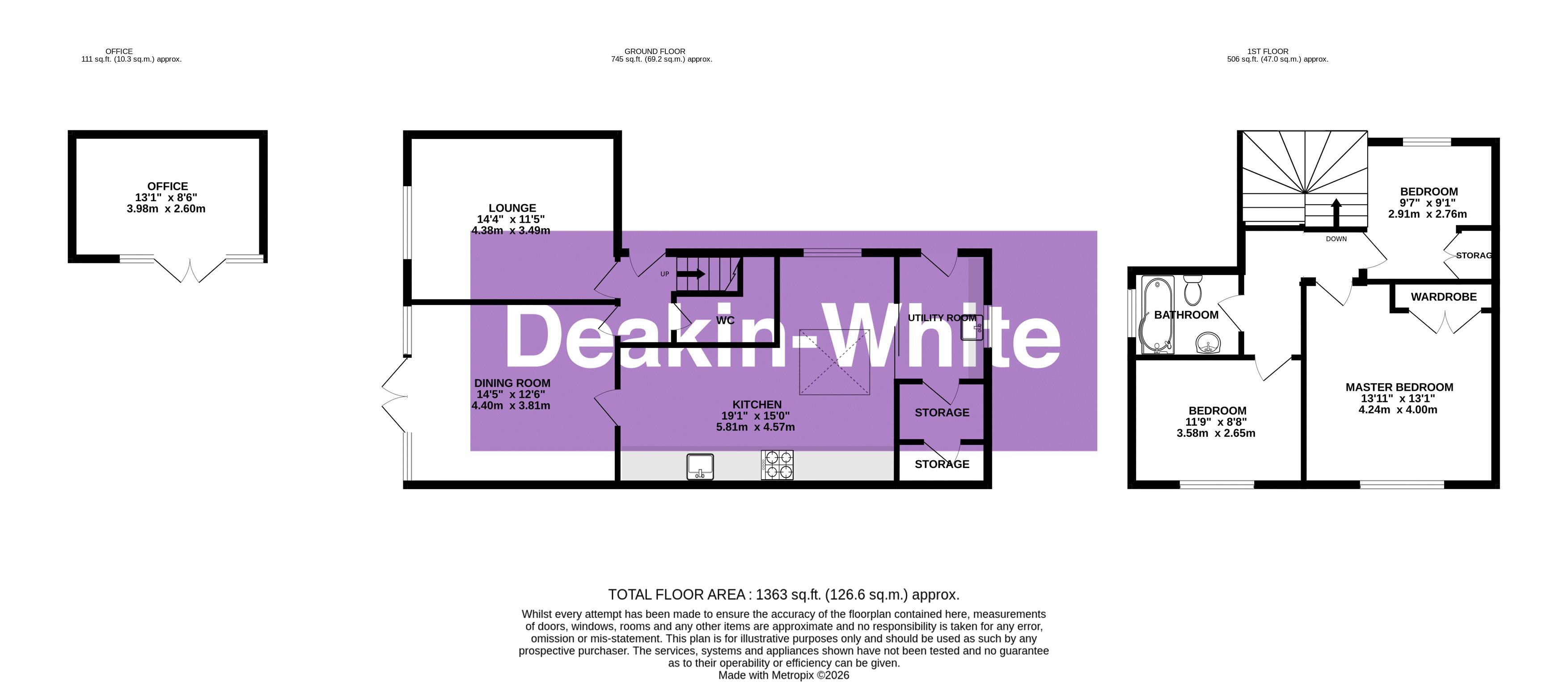 17, Aylesbury Road, Wing floorplan