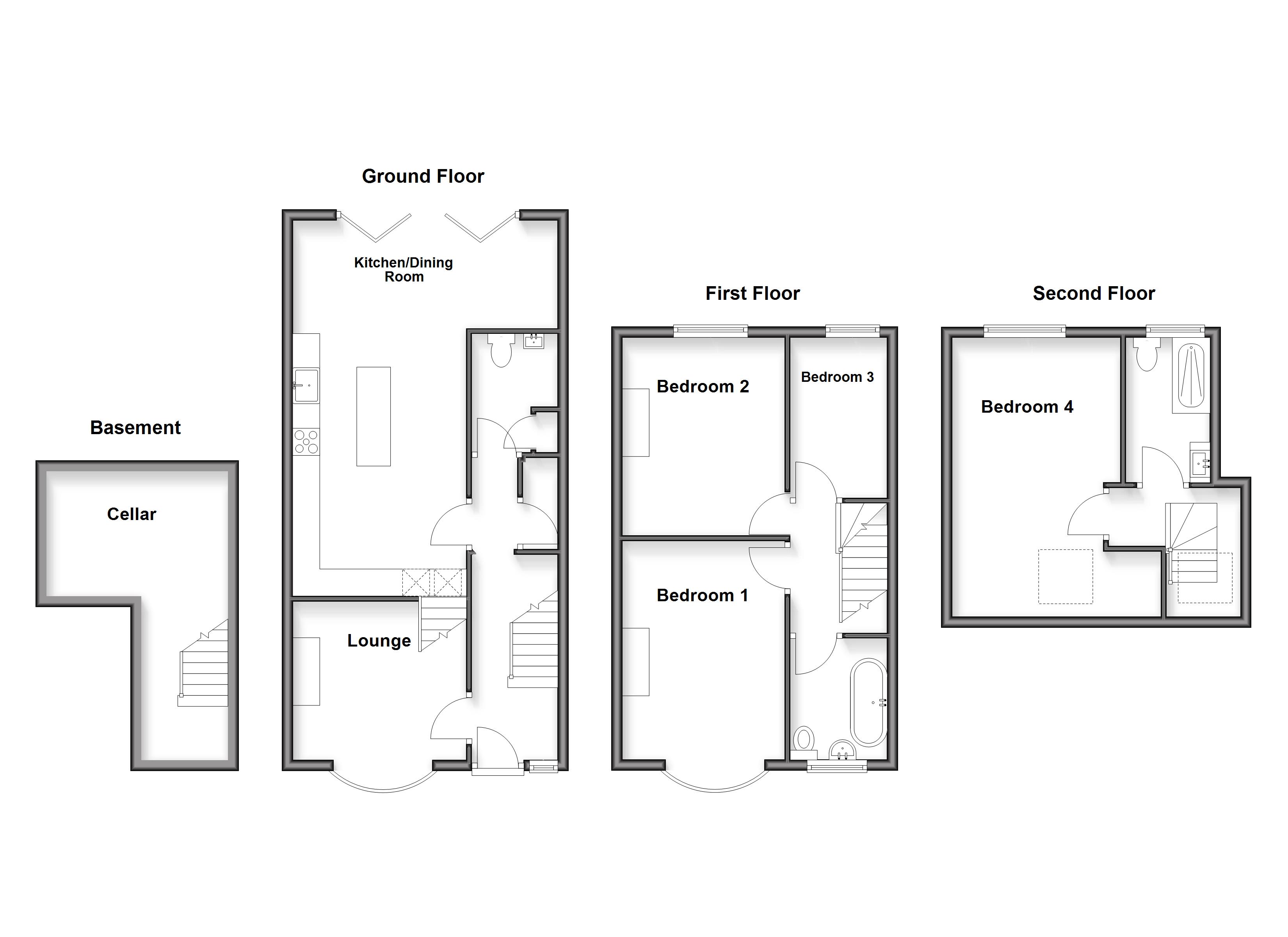 52, Curzon Road, Maidstone floorplan
