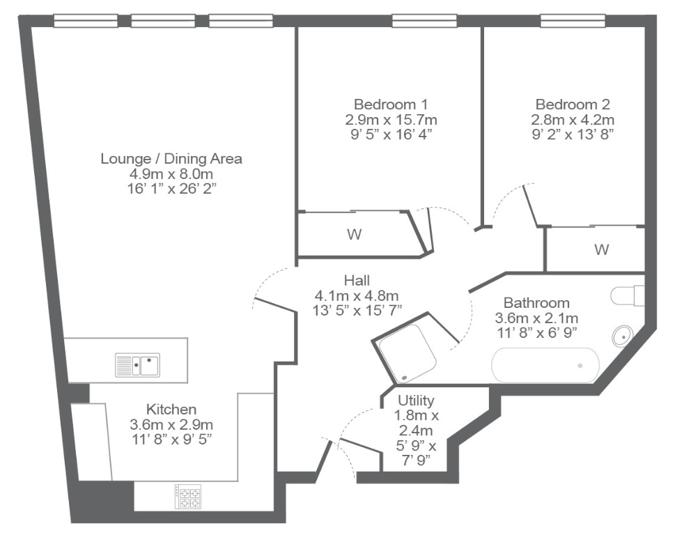 Bath Street, Portobello, Edinburgh, EH15 1HE, Edinburgh floorplan