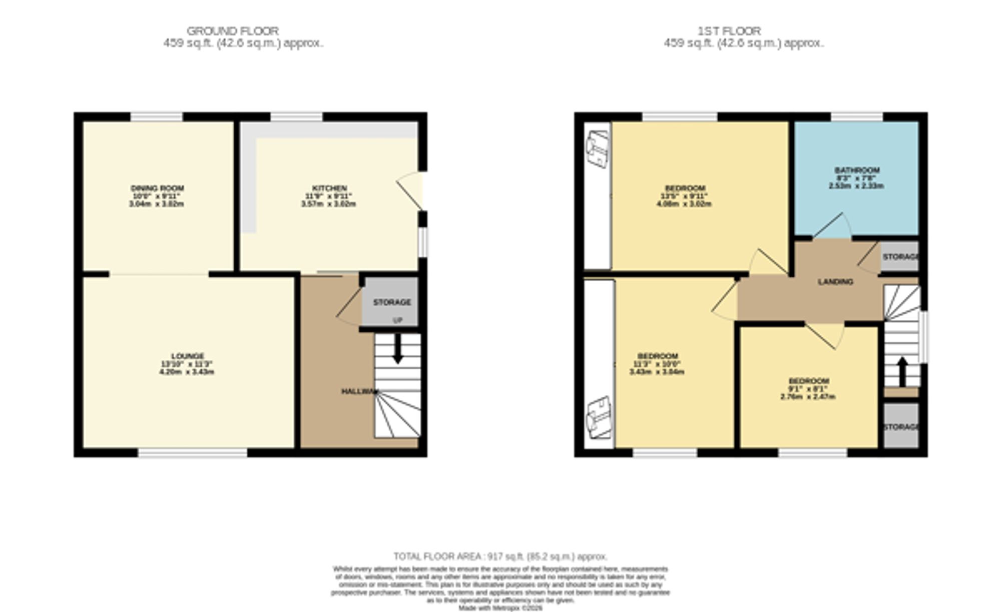 6 Radcliffe Avenue, Warrington floorplan