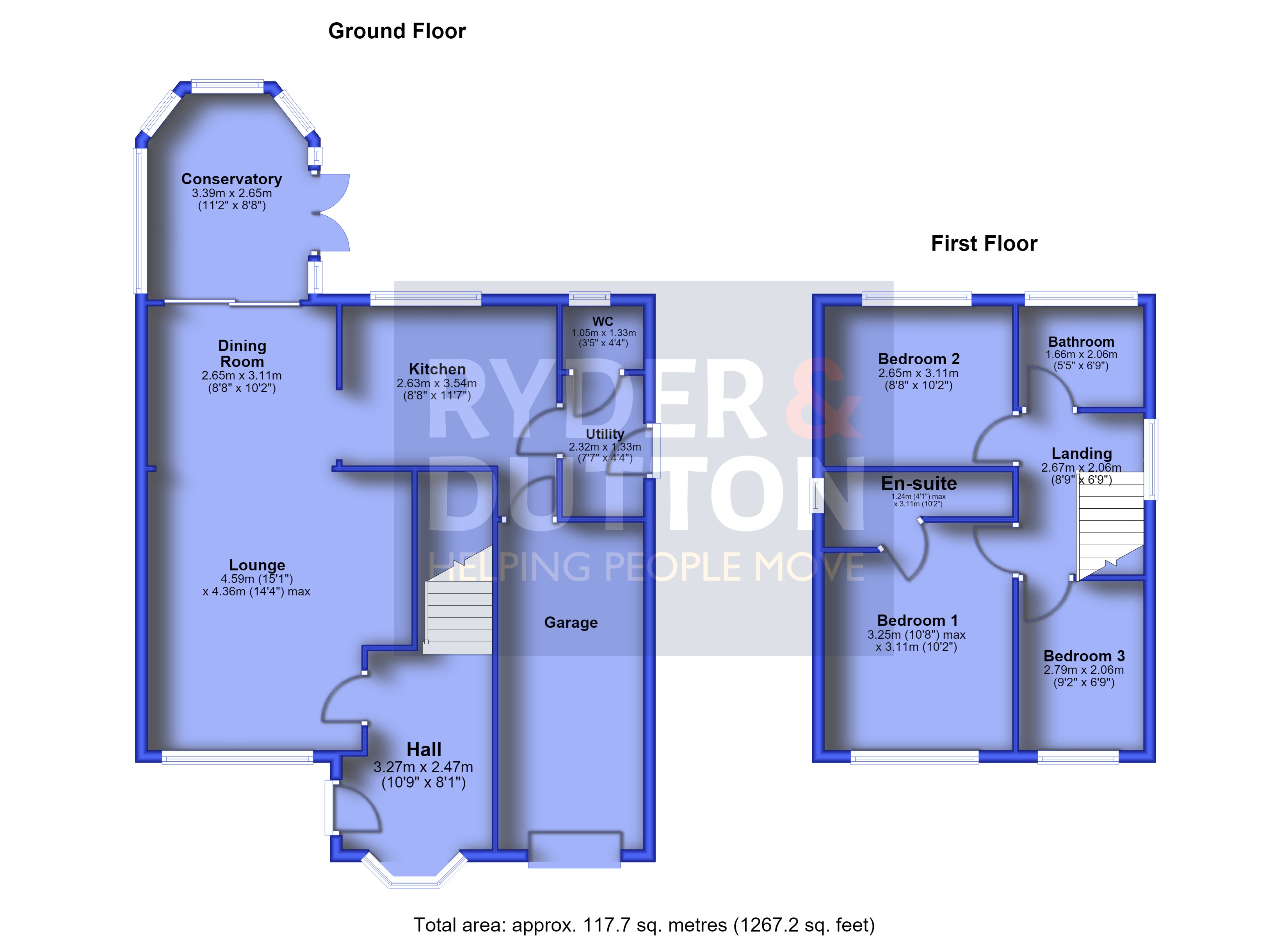 3, Whitewillow Close, Manchester floorplan