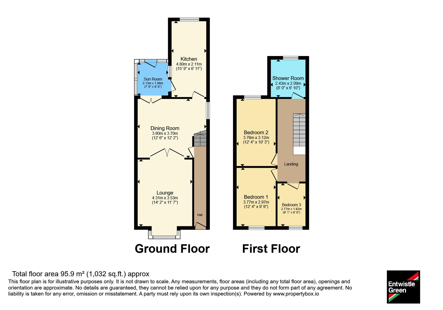 12, Liverpool Old Road, Preston floorplan