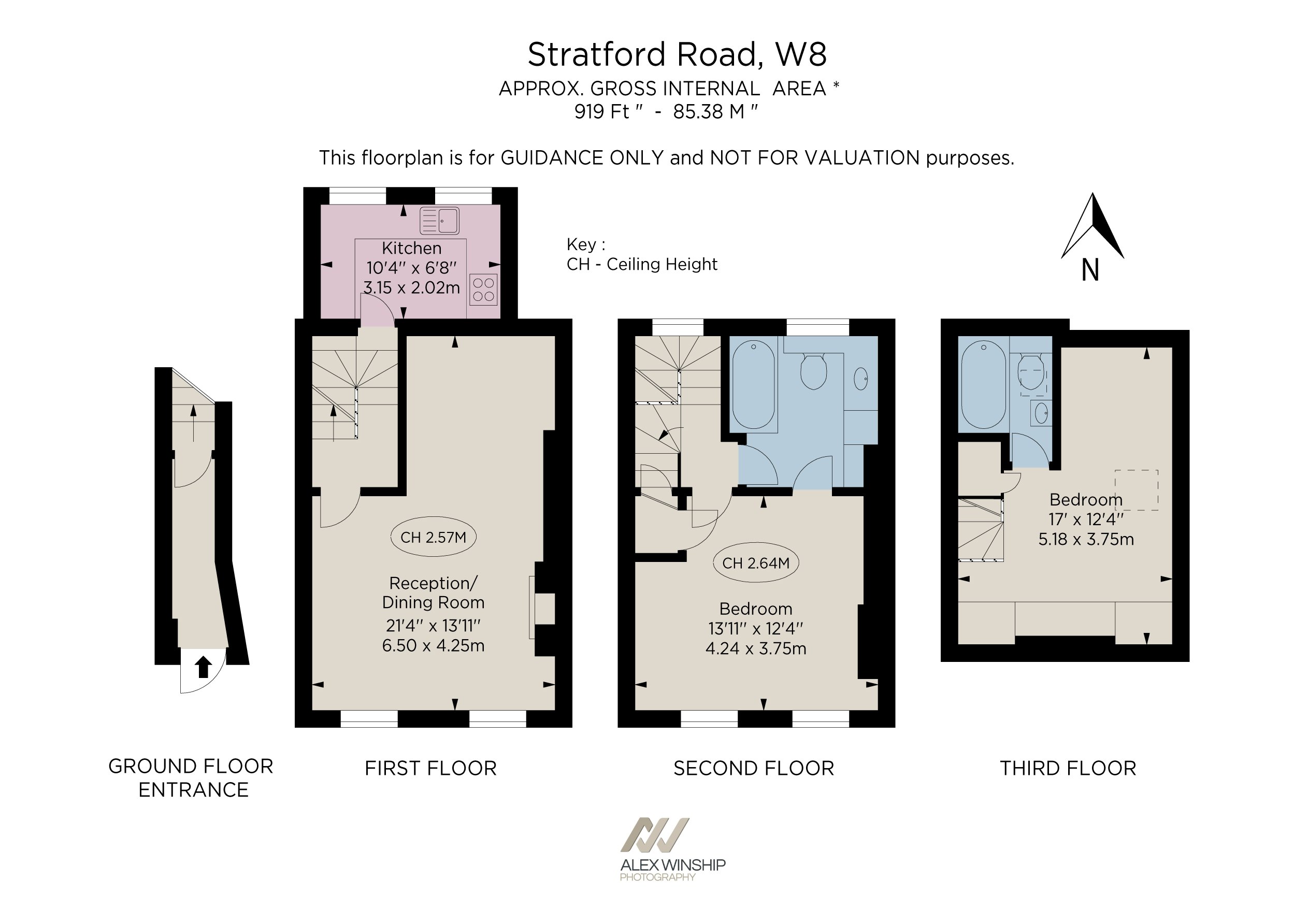 2 Bedrooms Maisonette to rent in 3 Stratford Road, London W8