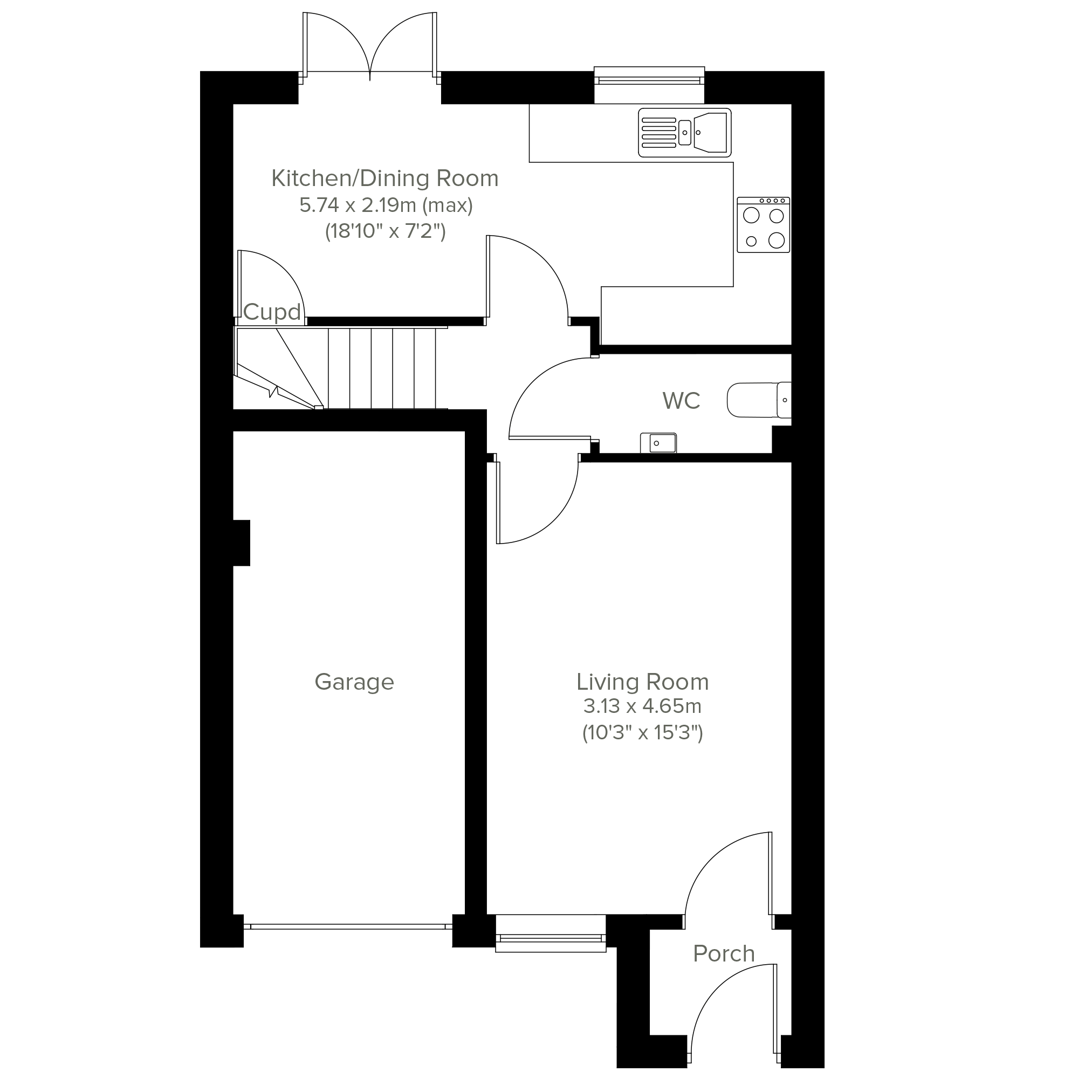 291, Compass Point, Northampton Road, Market Harborough floorplan