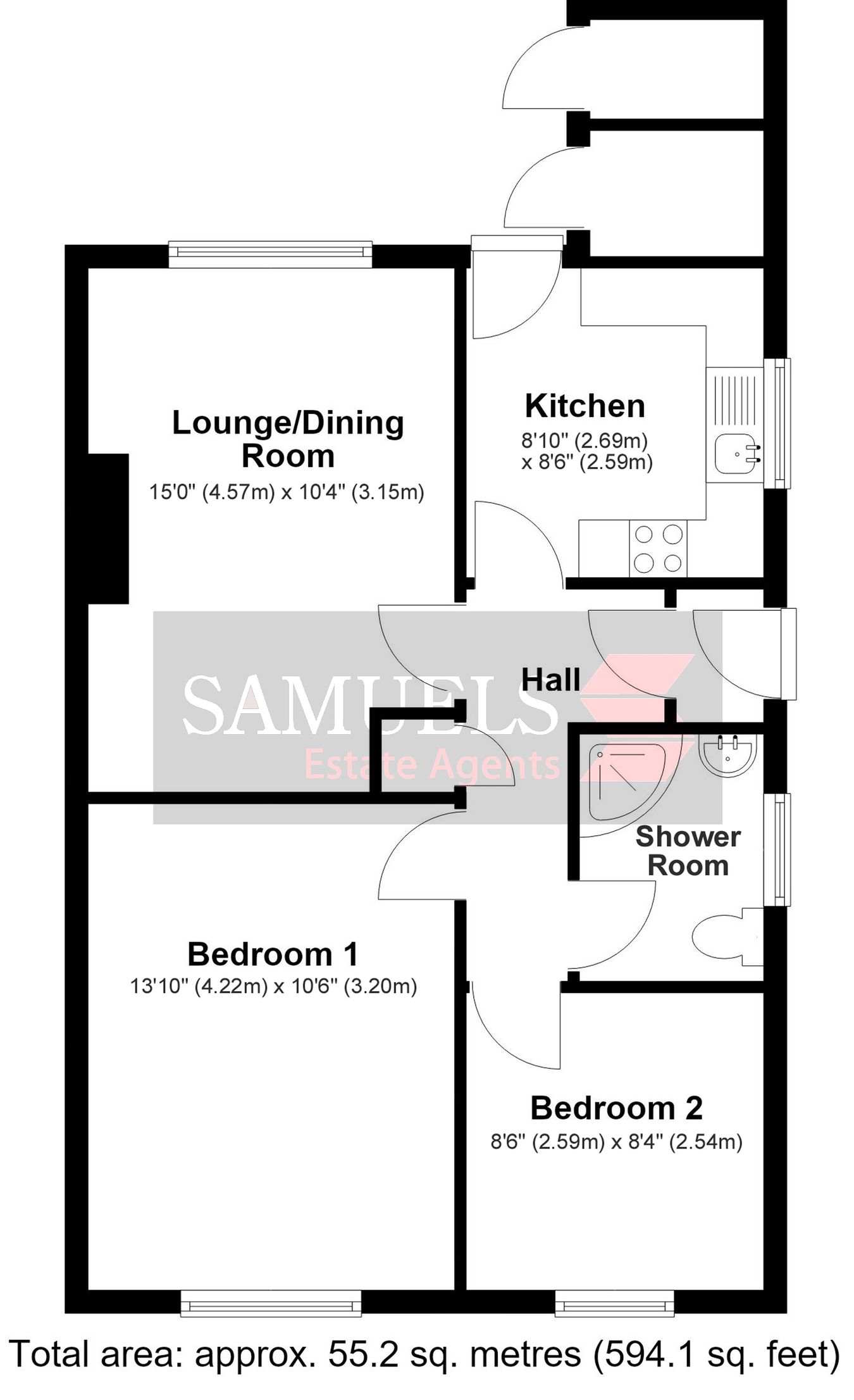 34, Brookside Crescent, Exeter floorplan