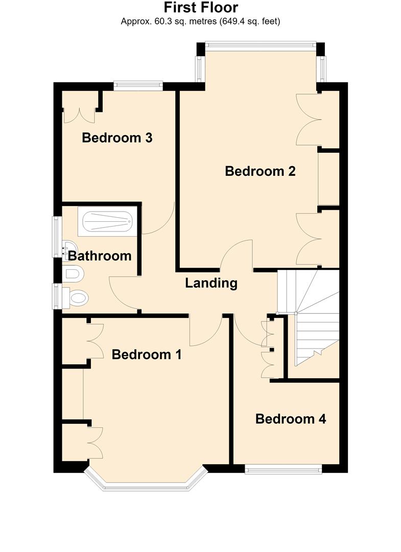 13, Belgrave Drive, Goole floorplan