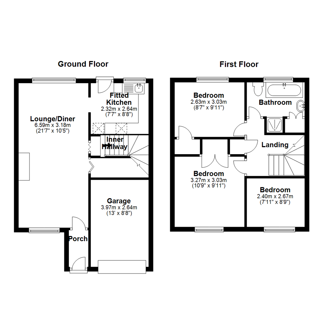 Maple Avenue, Exhall, Coventry CV7, 3 bedroom mews house for sale