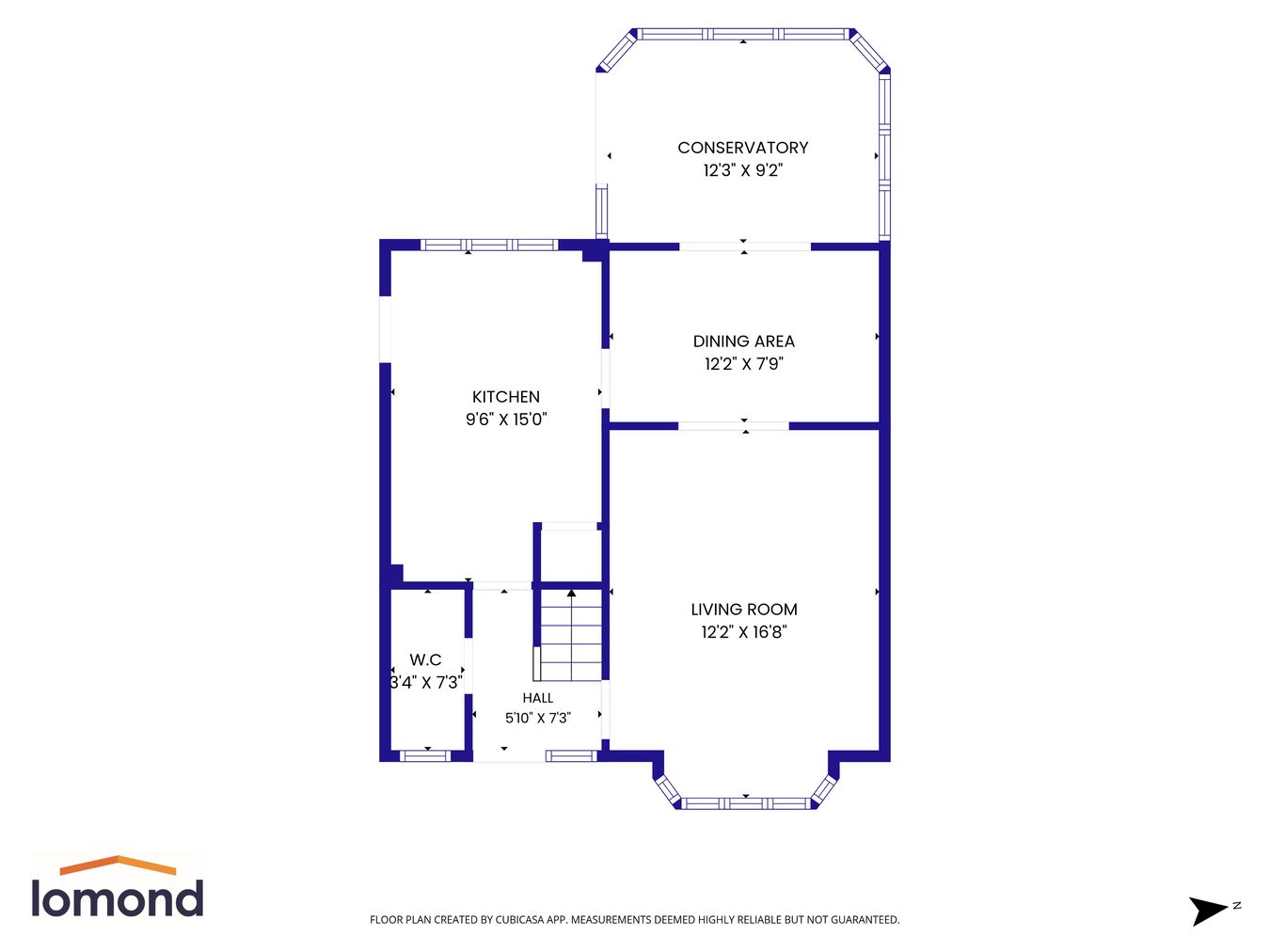 62, Queens Drive, Troon floorplan