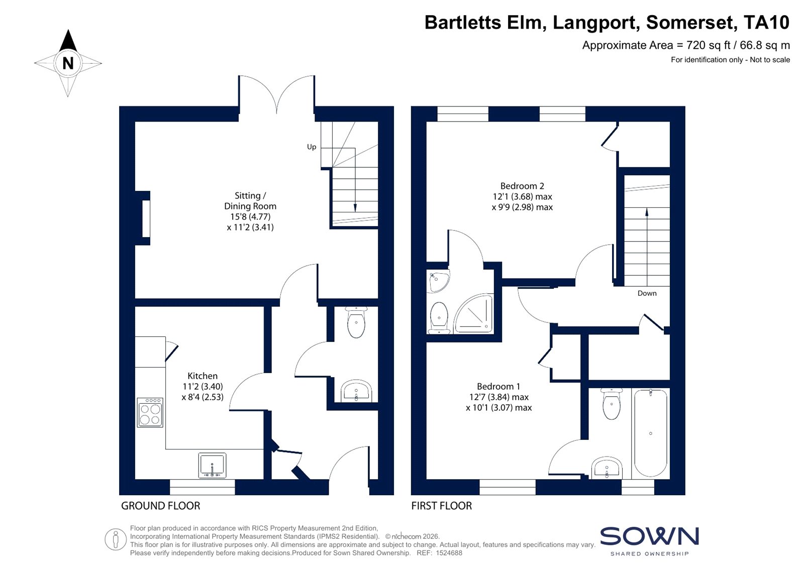 17^, Bartletts Elm, Somerset floorplan