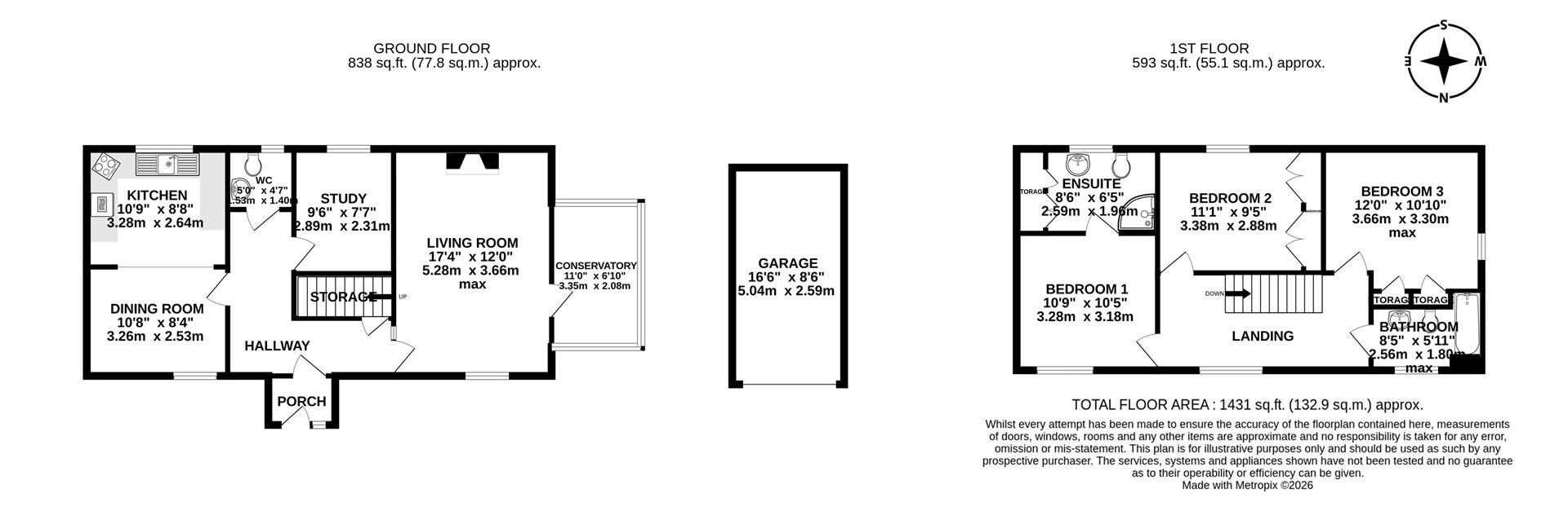 9, Barton Farm, Dorchester floorplan