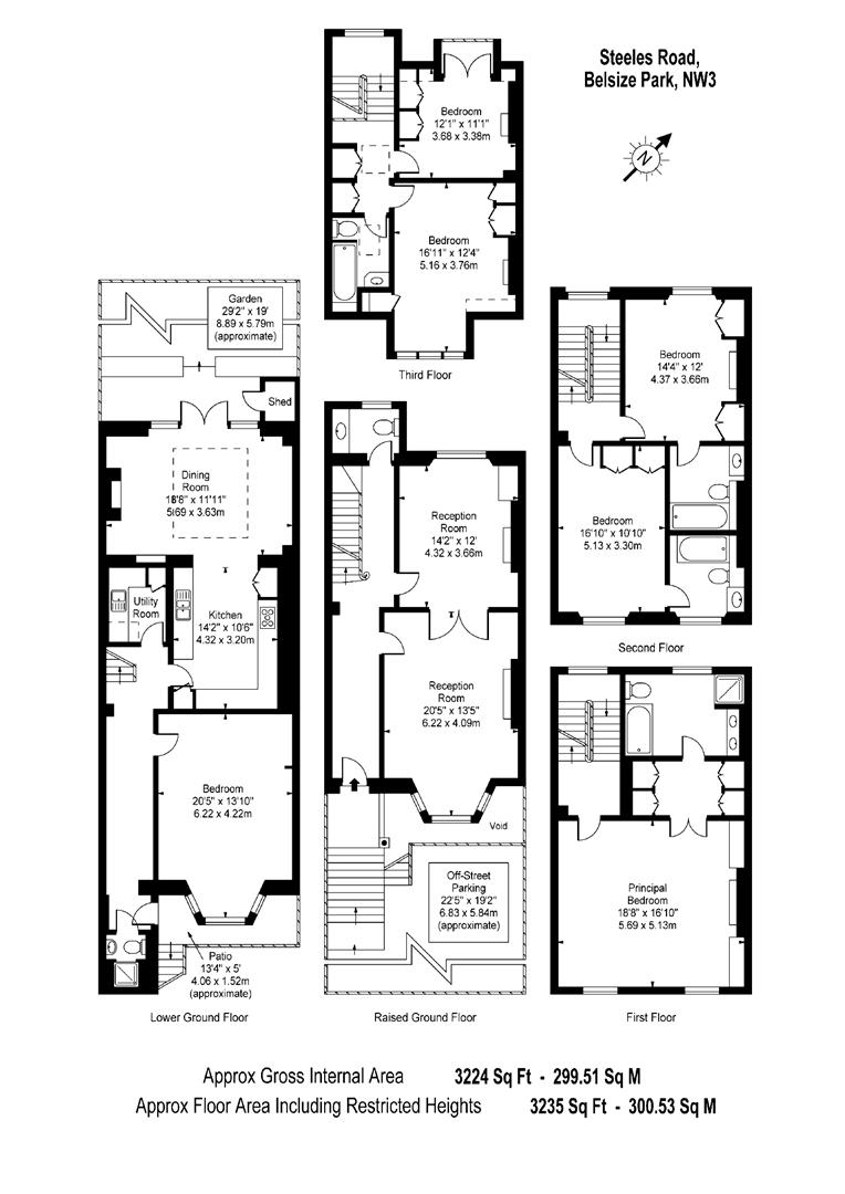 5 Bedrooms  to rent in Steeles Road, London NW3