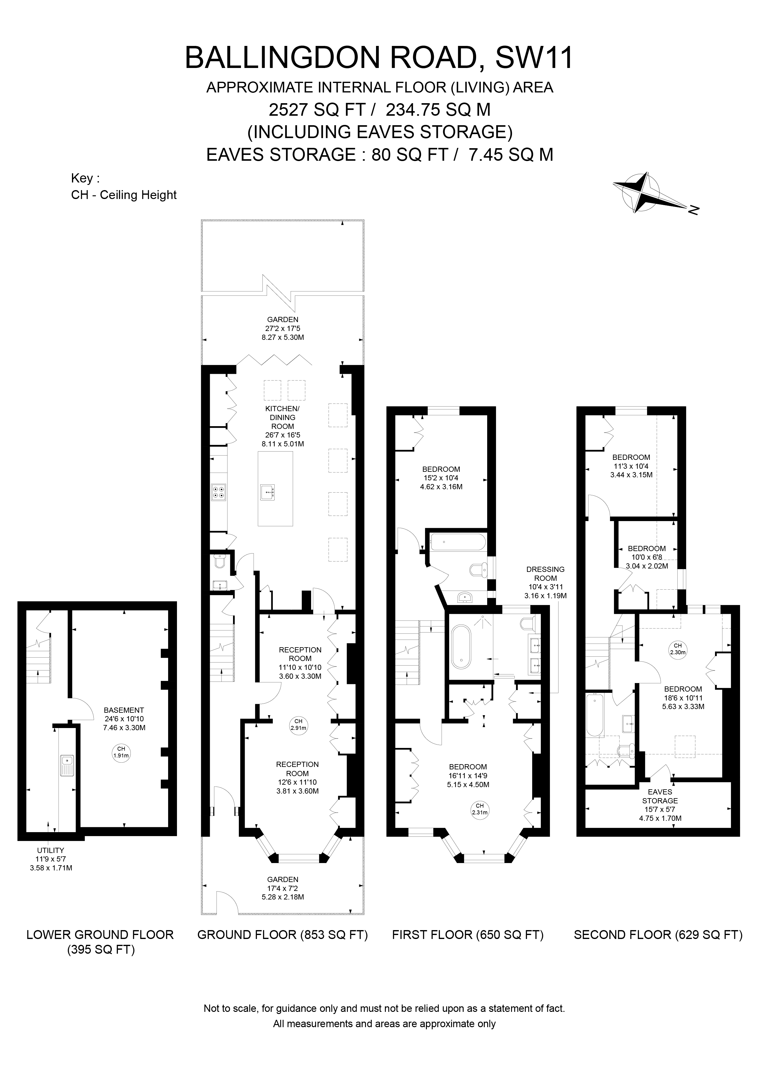 6, Ballingdon Road, London floorplan