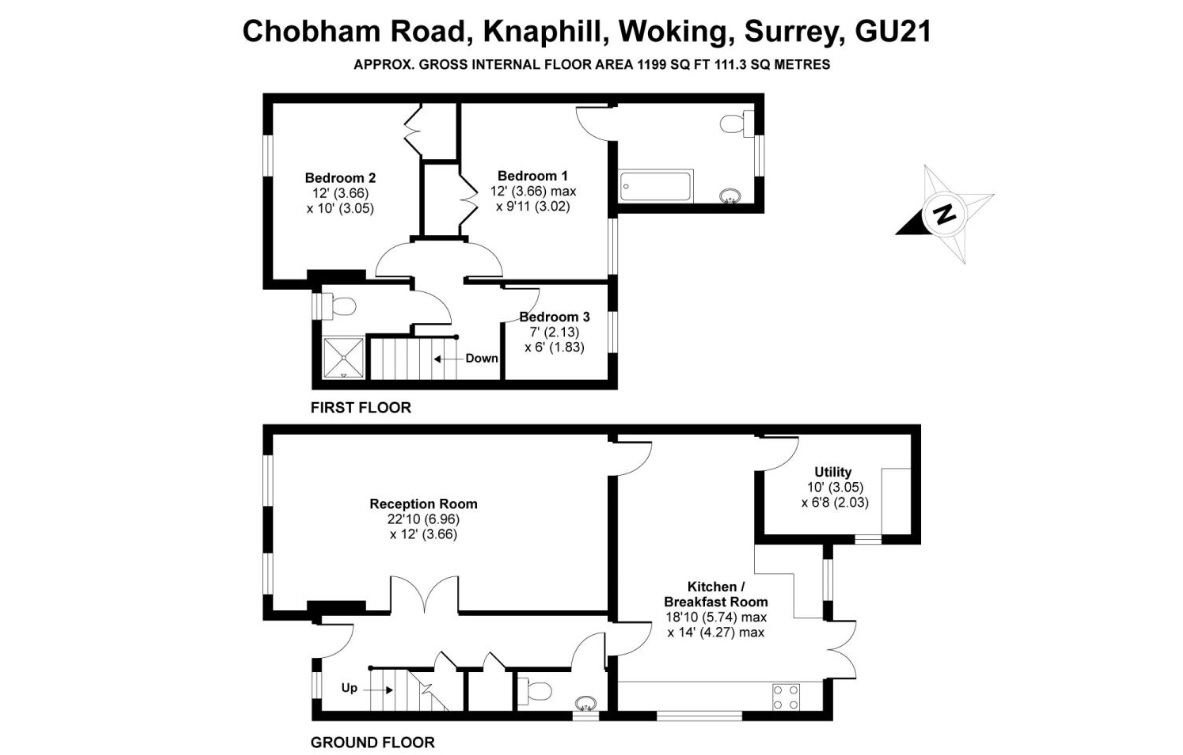 Summer Cottage, 26, Chobham Road, Woking floorplan