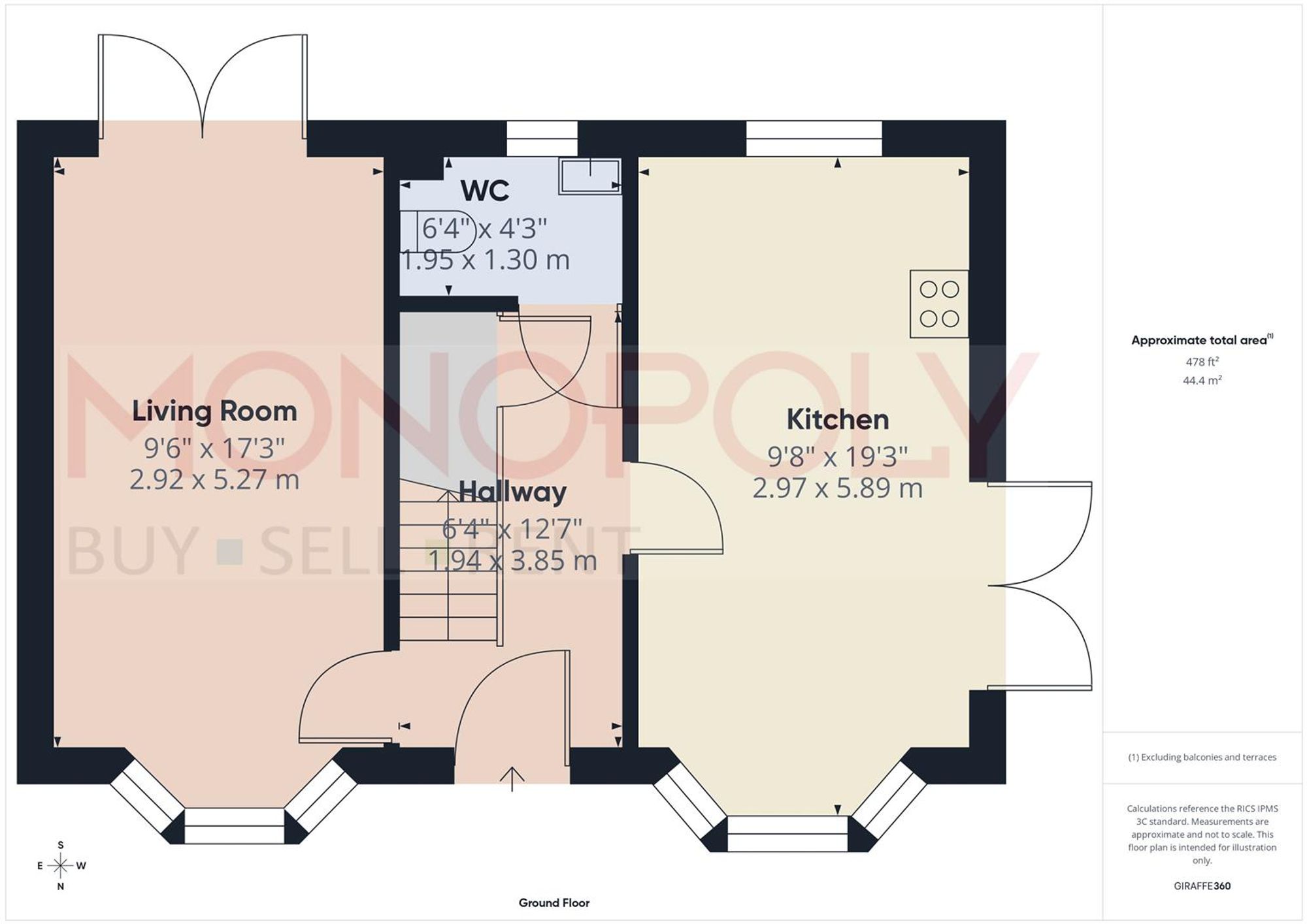 3 Penson Court, Wrexham floorplan