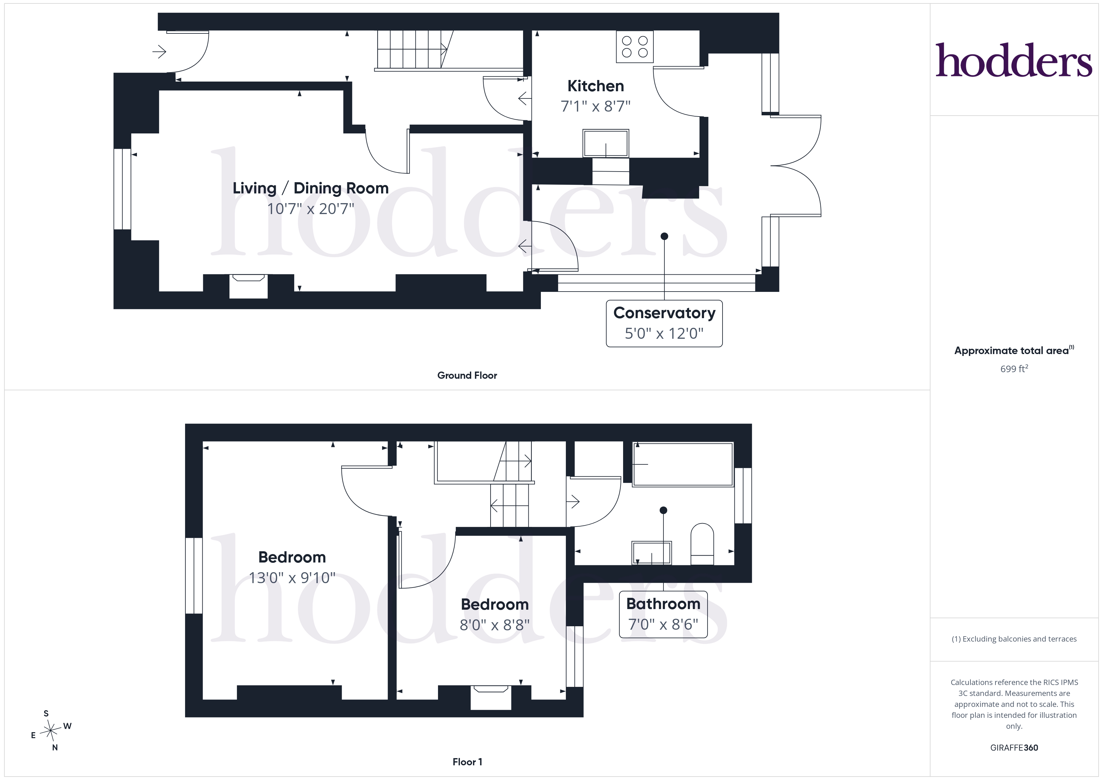 55, Chapel Park Road, Addlestone floorplan
