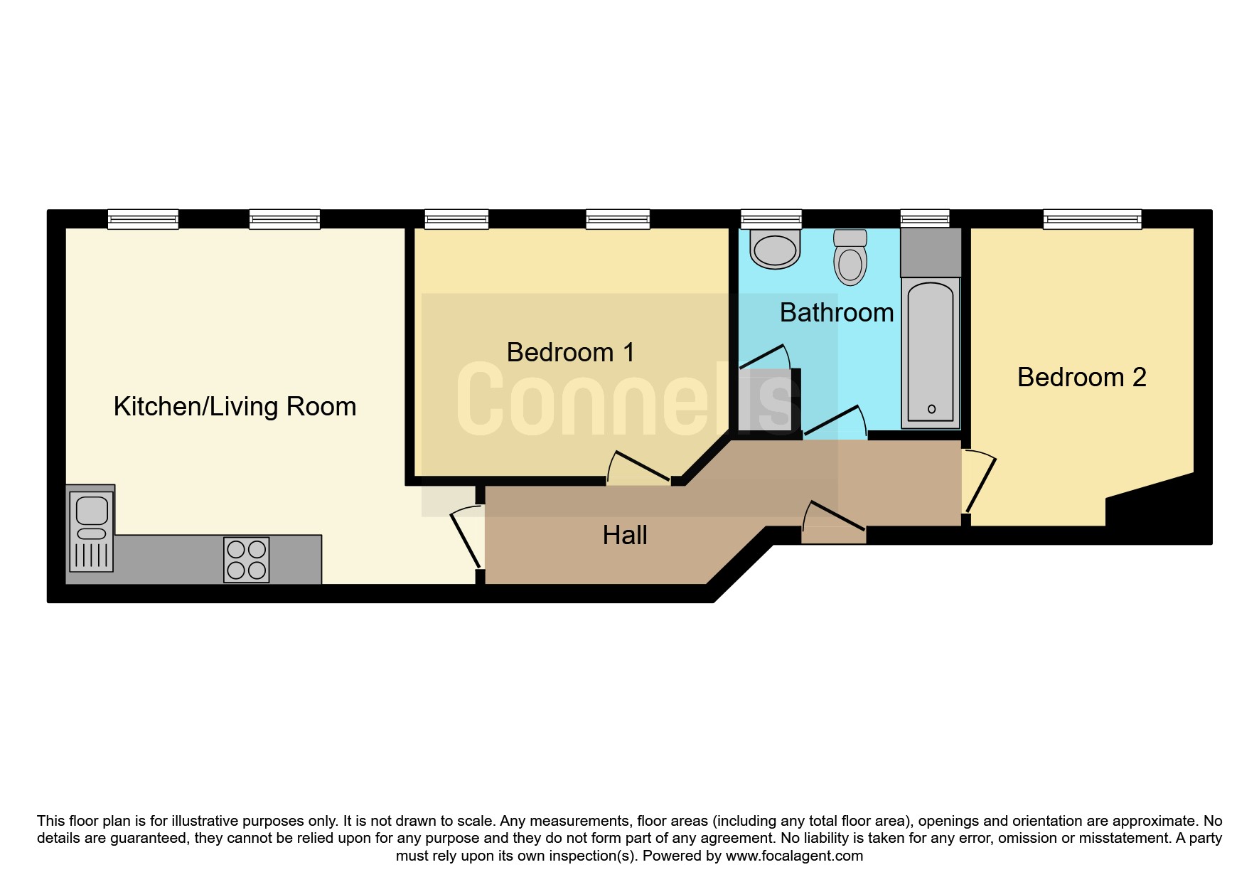 Flat 17, 1, Duke Street, Leicester floorplan
