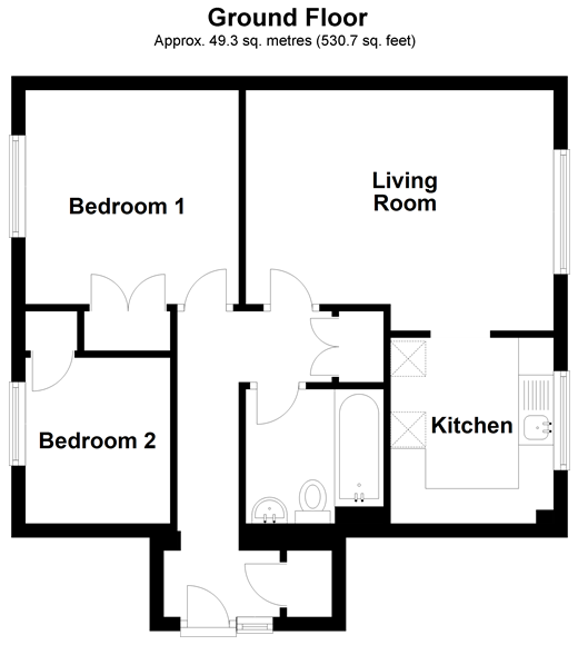 2 Bedrooms Maisonette for sale in Limeway Terrace, Dorking, Surrey RH4